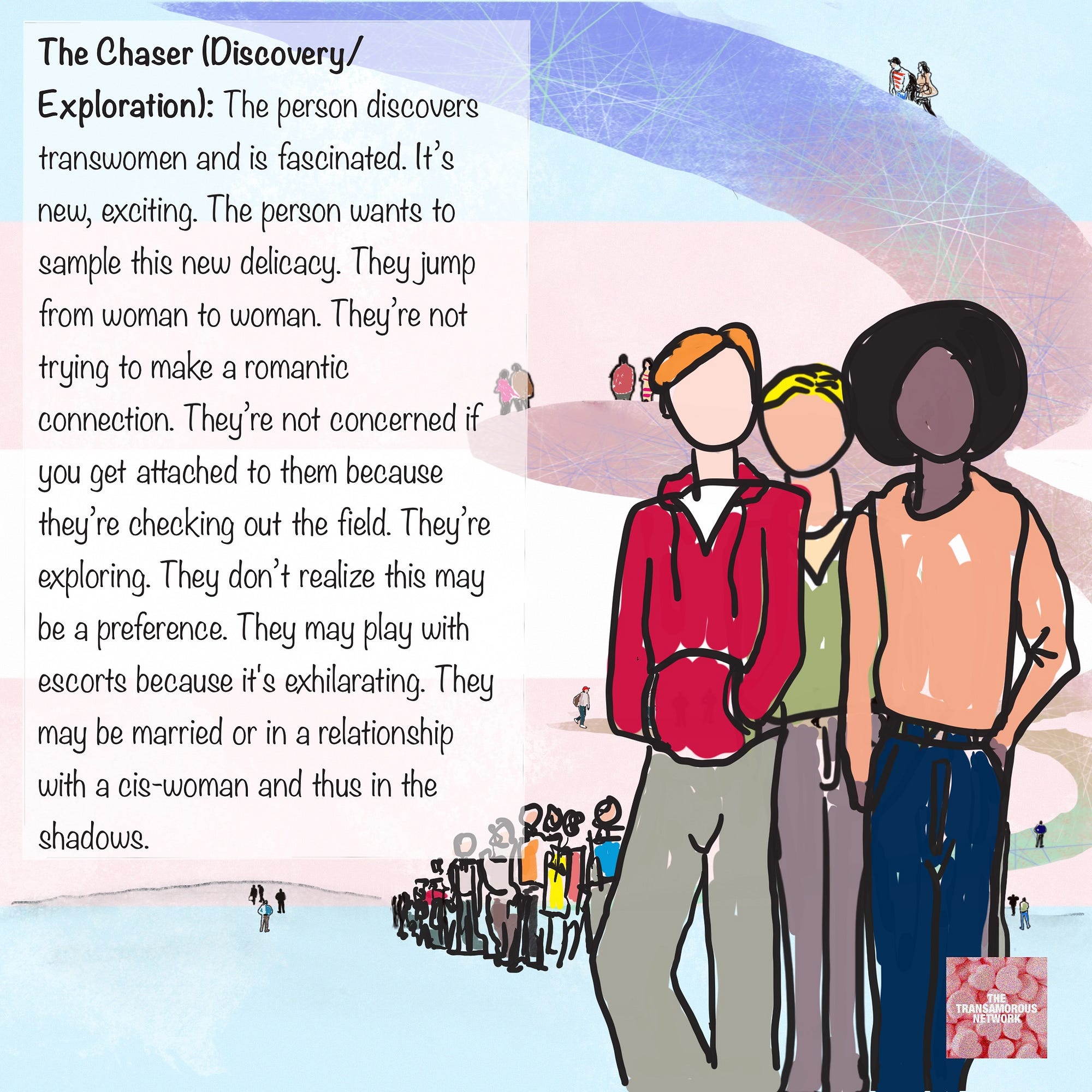 The Trans-Chaser To Transamory Journey: What It Looks Like | by Perry  Gruber | Be Yourself