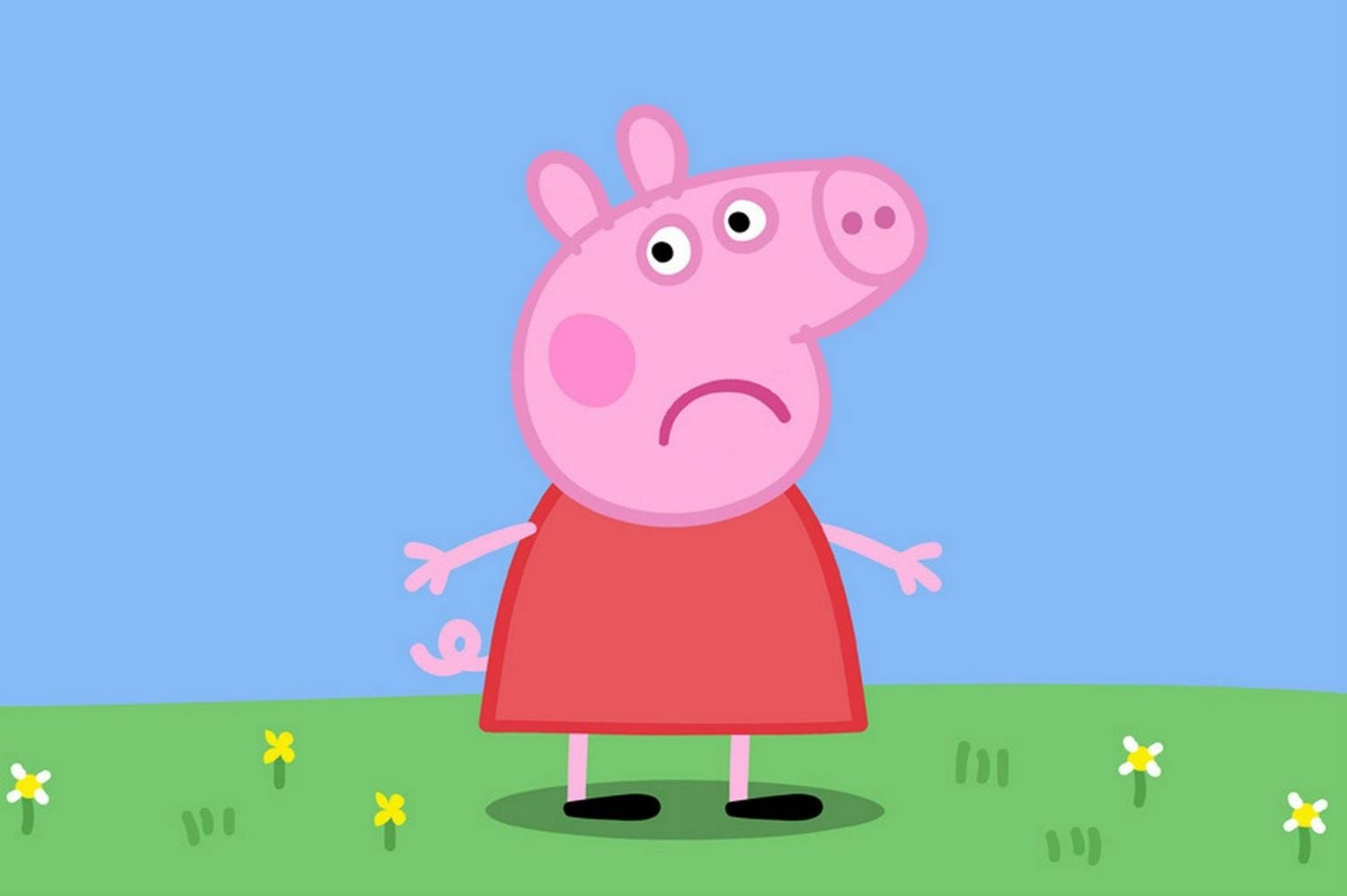 Peppa Pig House With Family Browser Theme