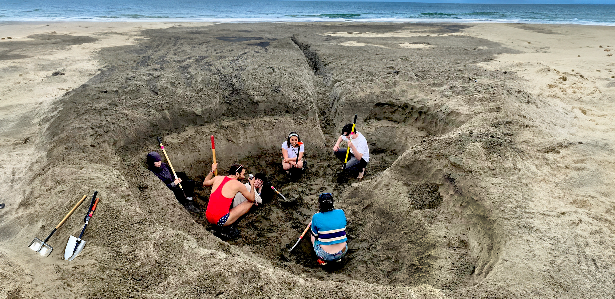 Ocean Beach goes full crop circle at this massive sand art gathering