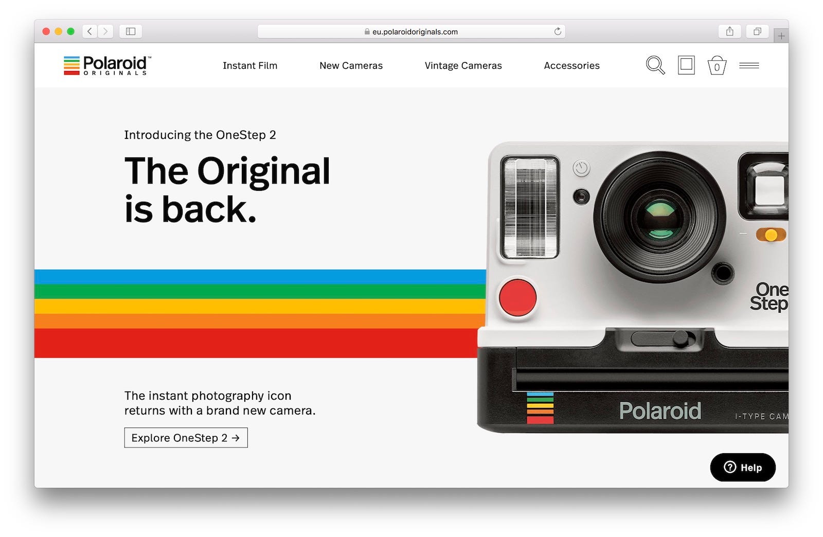 Polaroid Originals Introduced Newly Designed OneStep 2 Instant Camera | by  Moritz Philip Recke | Medium