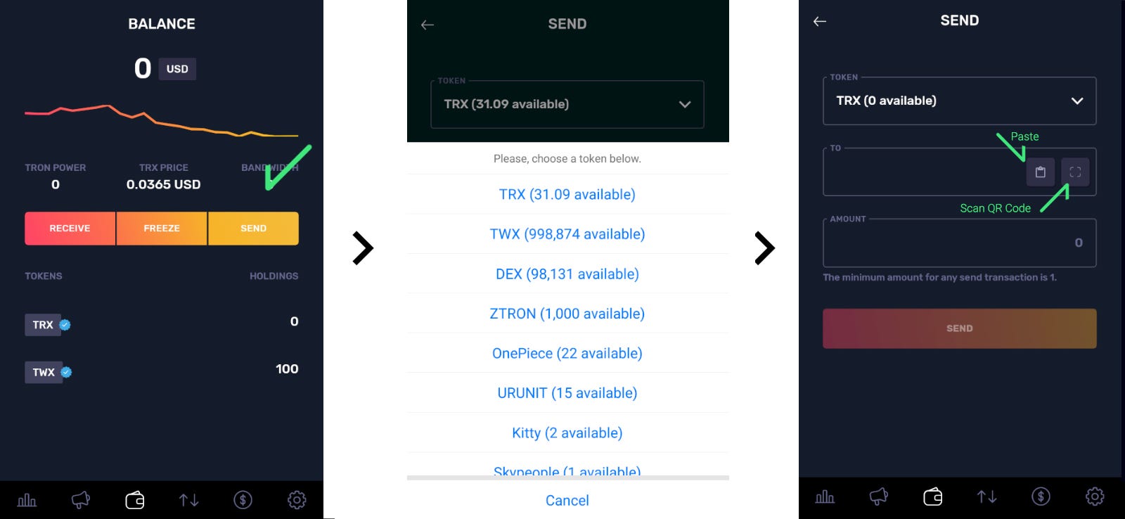 How to TronWallet Tutorial. Step by step into how to use TronWallet… | by  Carlos Navarrete | Getty/IO Blog - The Blockchain Company