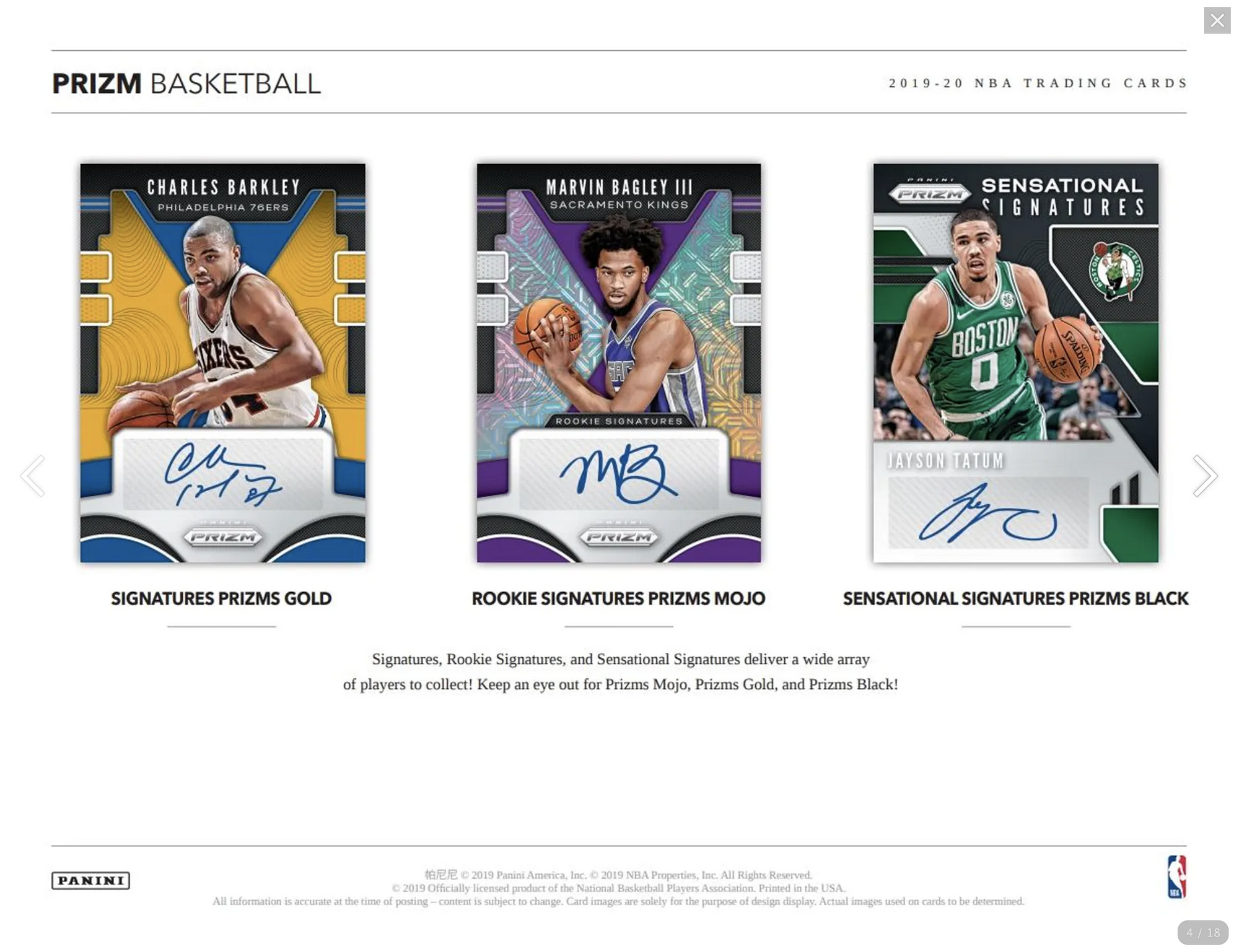 2023/24 Hit Parade Autographed Basketball Jersey Series 1 Hobby 10
