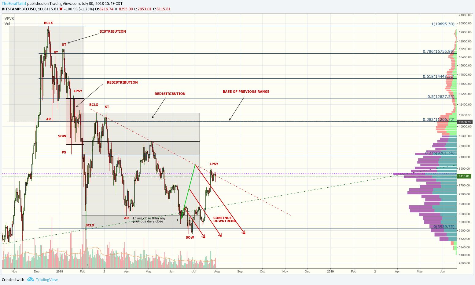 Bitcoin Market Analysis: The Blow Off Top (July Update) | by TheFeralTaint  | Medium