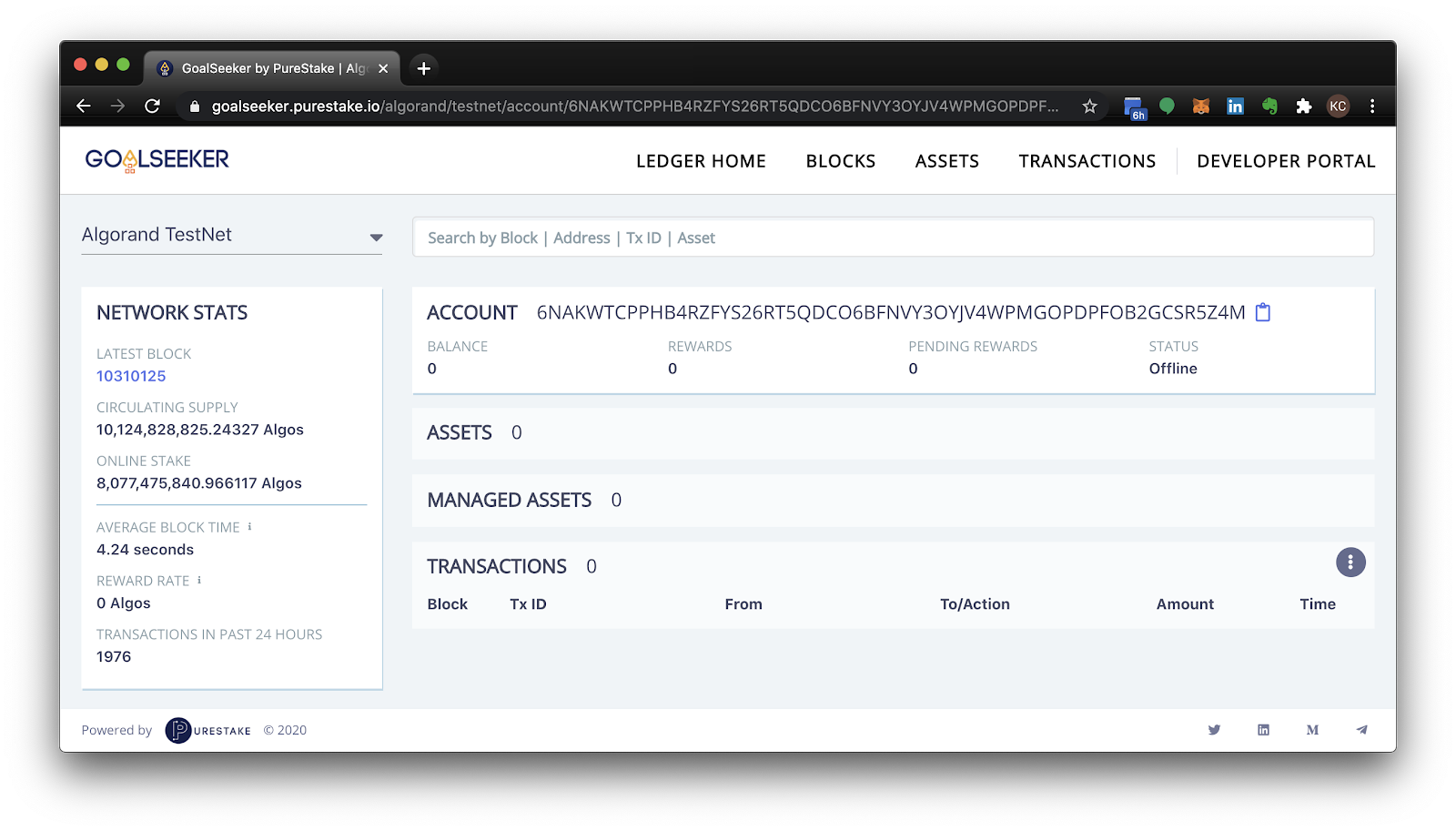 Demonstration of Algorand with JavaScript SDK | by KC Tam | Medium