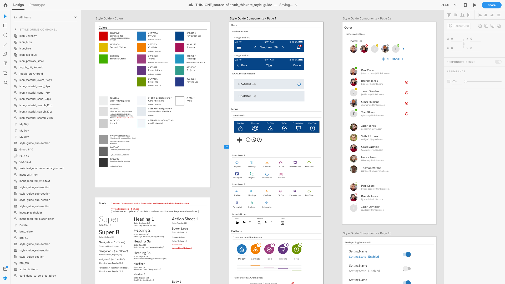 An Adobe XD Style Guide and Design System, by Jason James
