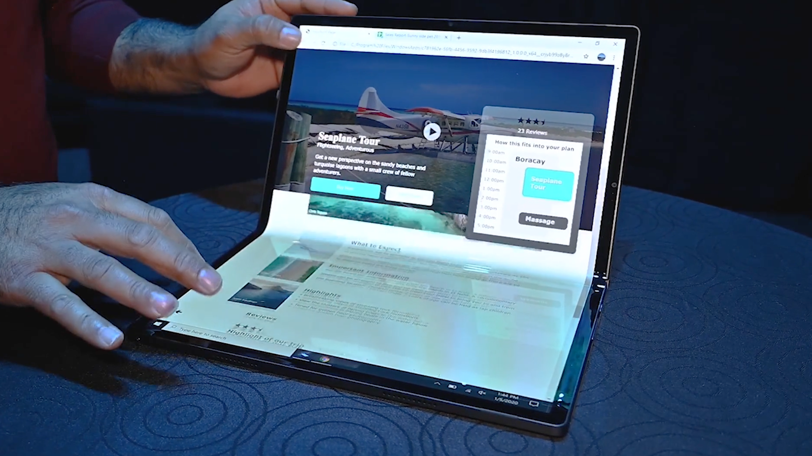 Intel Foldable-Screen Computer Is a Peek at a One-Device Future | OneZero