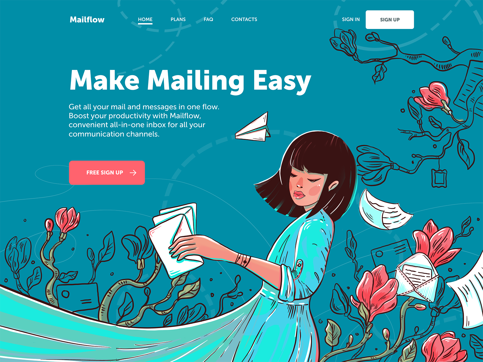 Landing page - Creatif