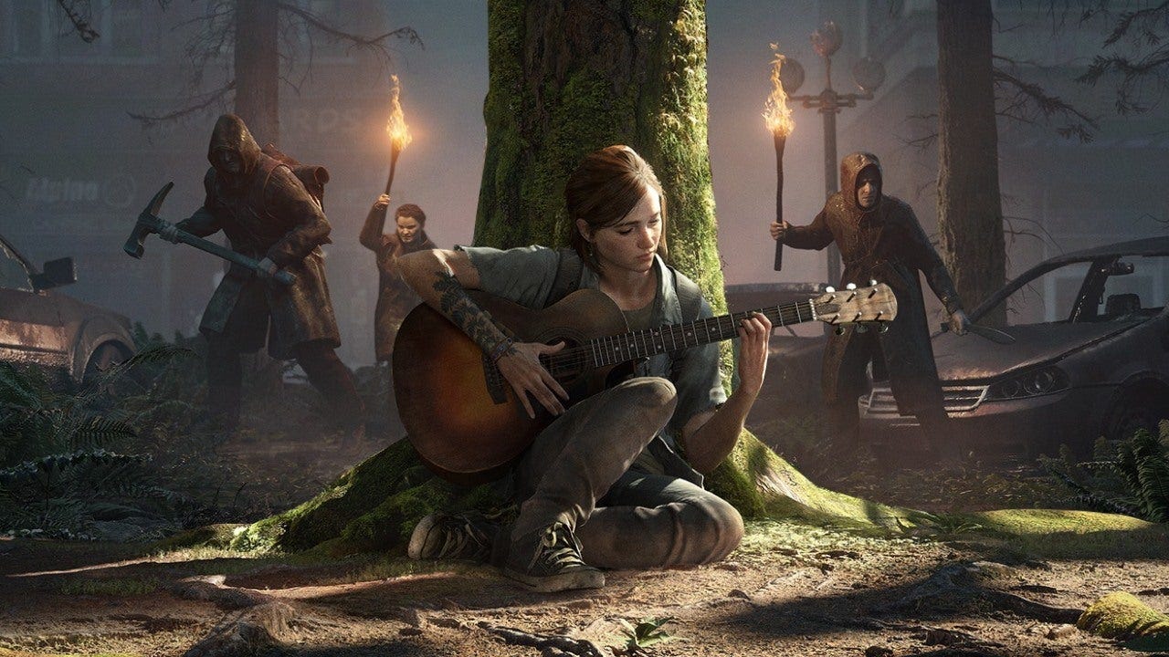 The Last Of Us Parte 2 Figura, Ellie Tocando Guitarra, Coleções de
