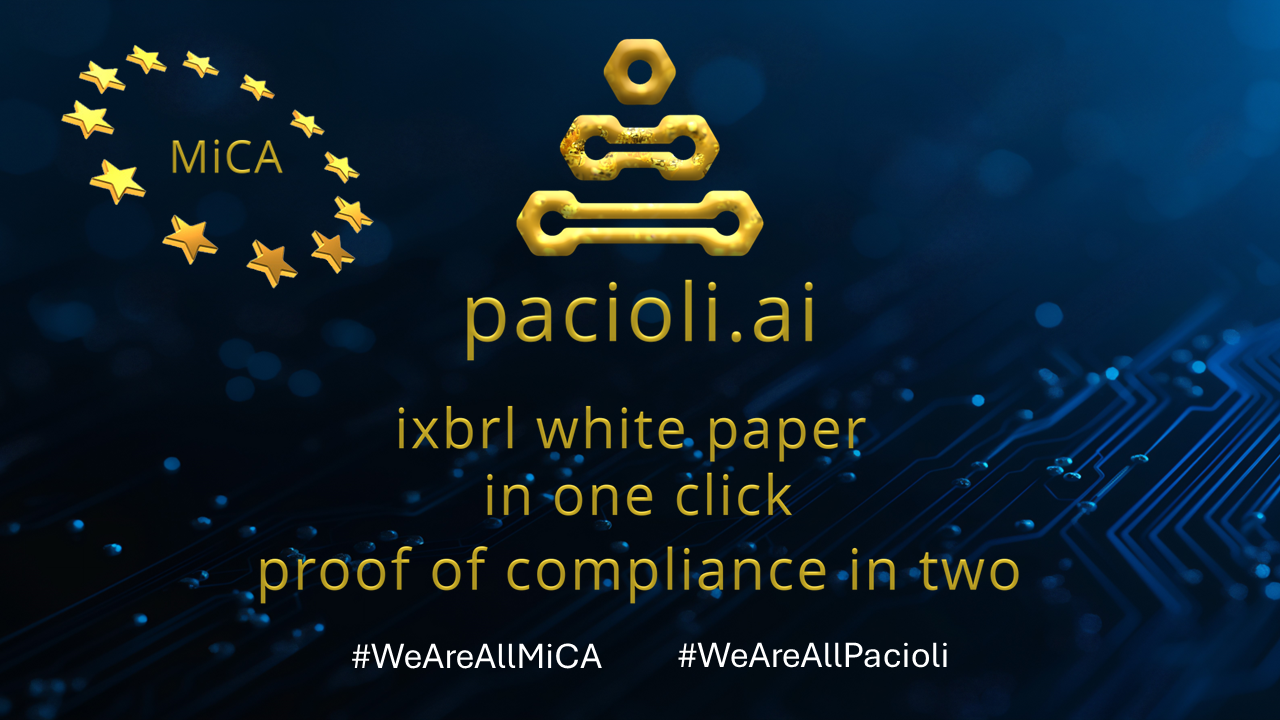 Auditchain Labs AG Announces Roll Out of Pacioli.ai for Compliance With  MiCA and VARA White Paper Disclosures. | by Pacioli.ai | Medium