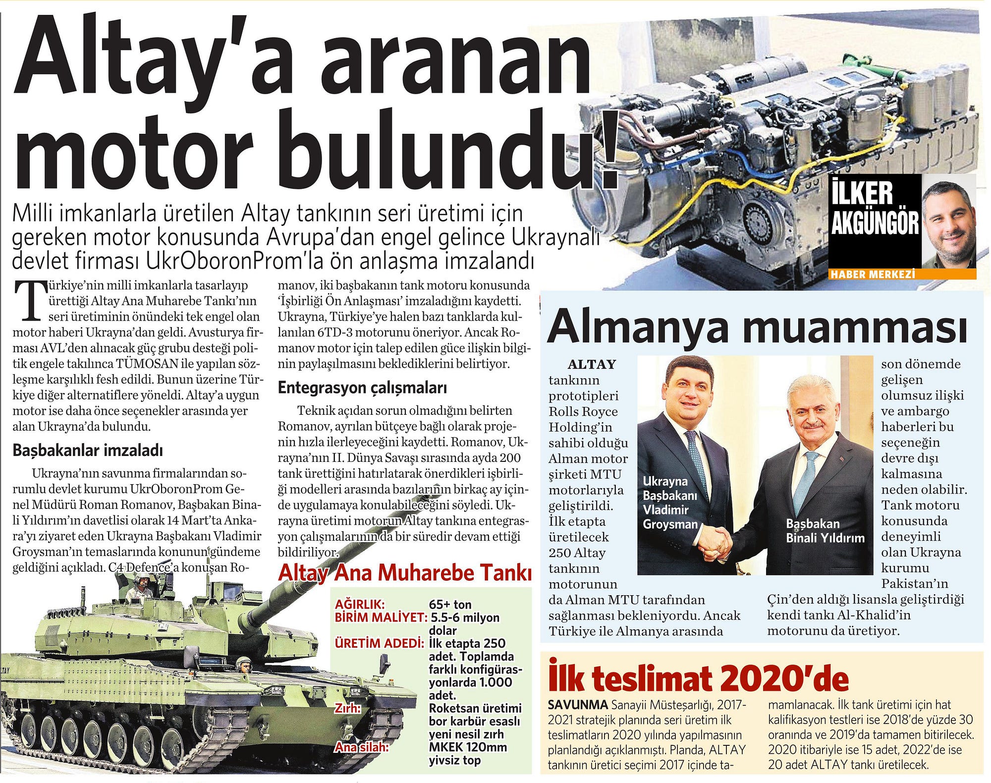 Altay için aranan motor Ukrayna'da bulundu | by Ilker Akgungor | Medium