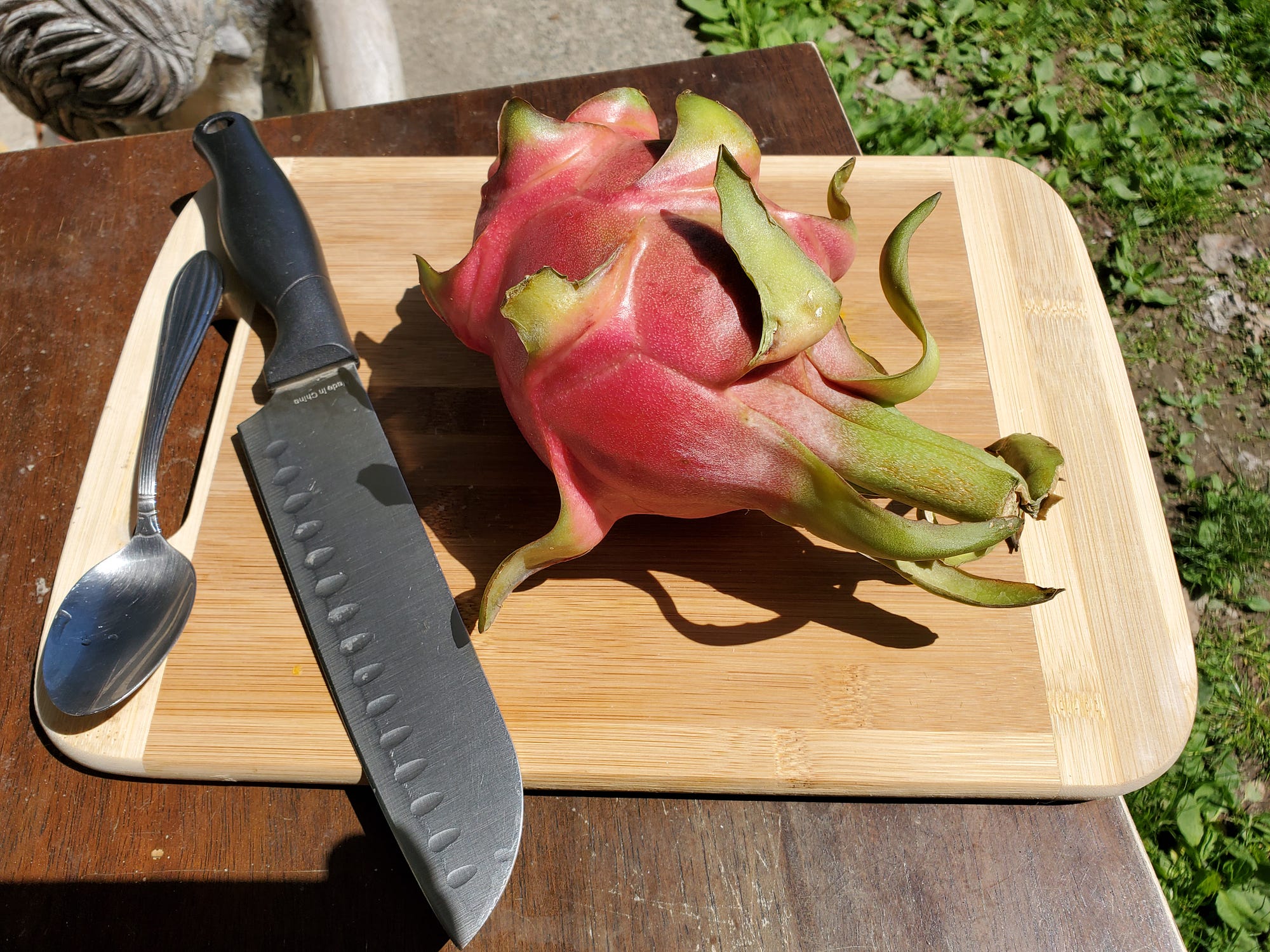 How To Cut Dragon Fruit - Running to the Kitchen®