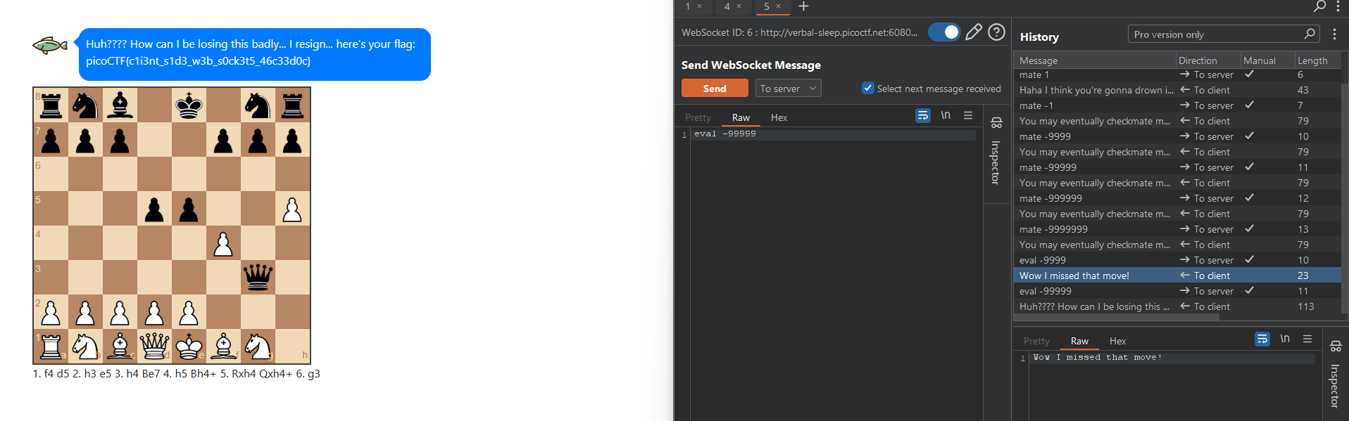 Website initial view