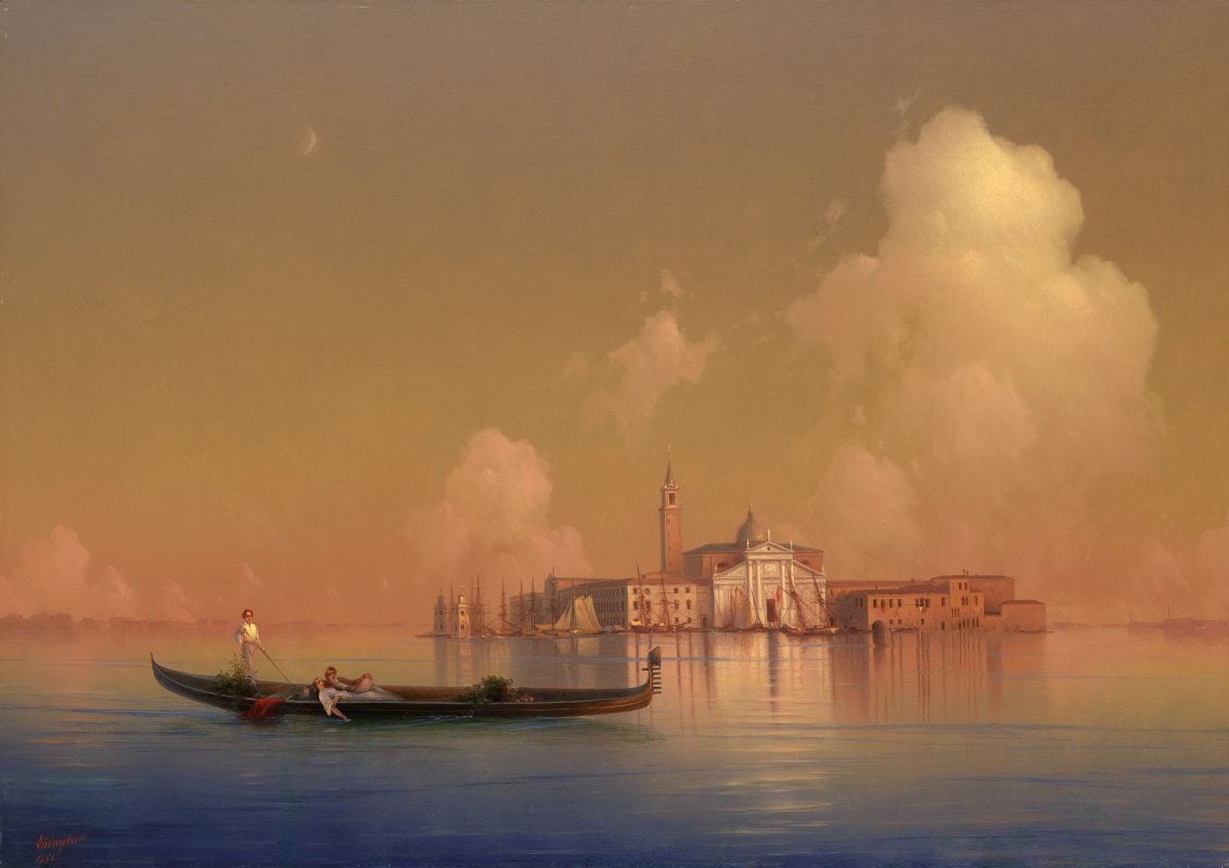 Sun, Moon, Sea: аnimated Paintings by Ivan Aivazovsky | by