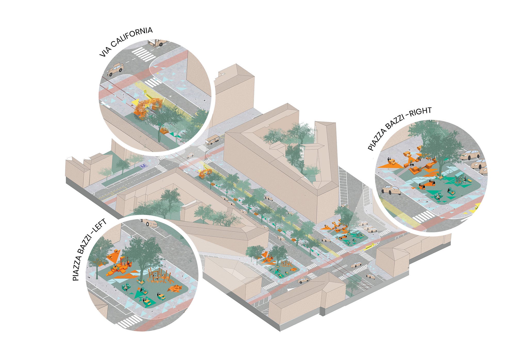 Come in … BazziCHIAMA!. The project of tactical urbanism… | by Federica  Moioli | Living Streets LAB | Medium