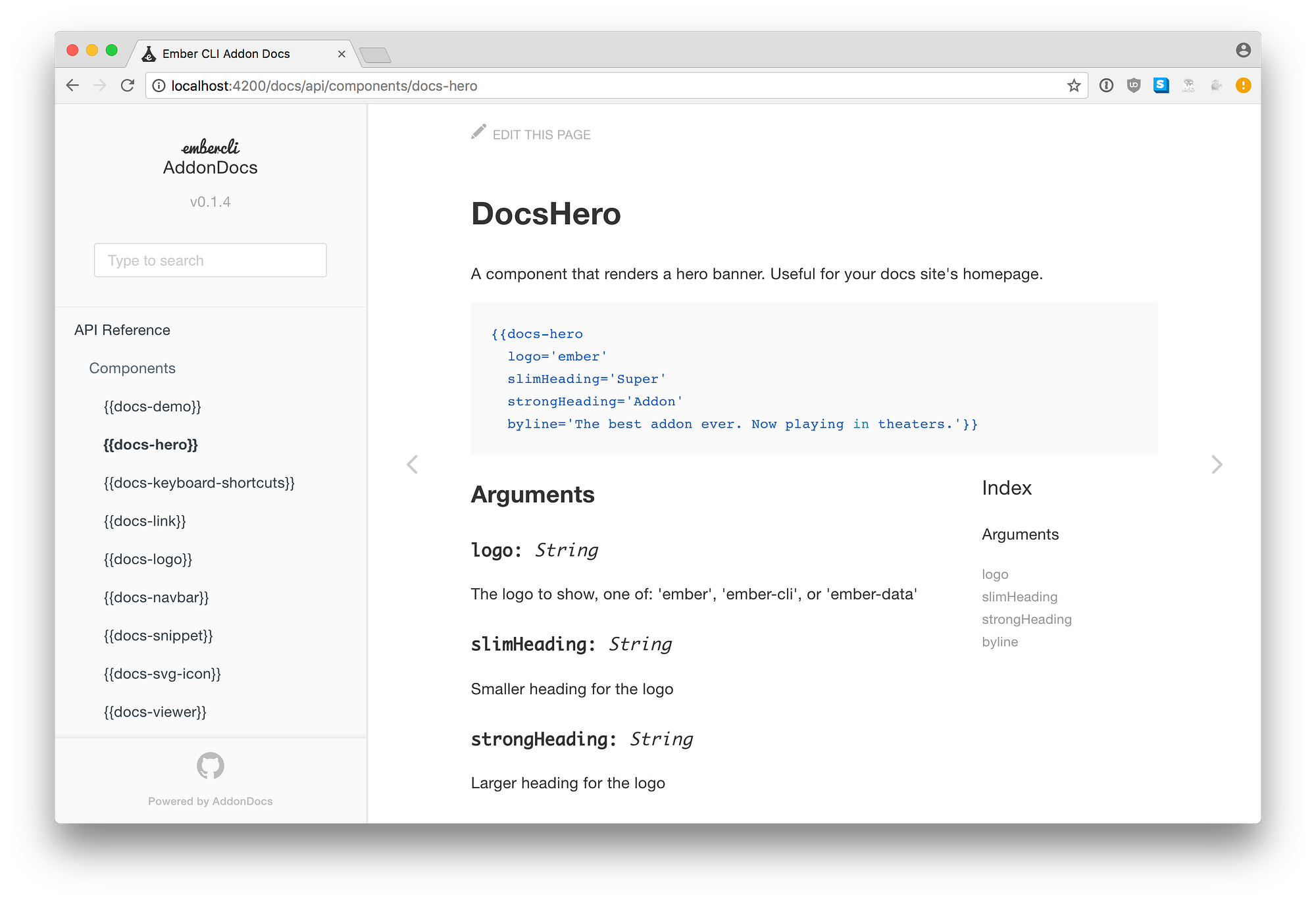 Ember CLI Addon Docs: Shared Documentation for the Ember Ecosystem | by  pzuraq | Medium