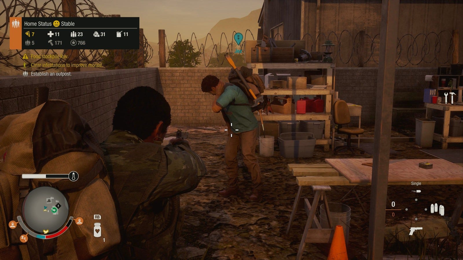 With almost 2k hours of gameplay, I found out just now that your follower  will copy you if you act like a zombie. : r/StateofDecay2