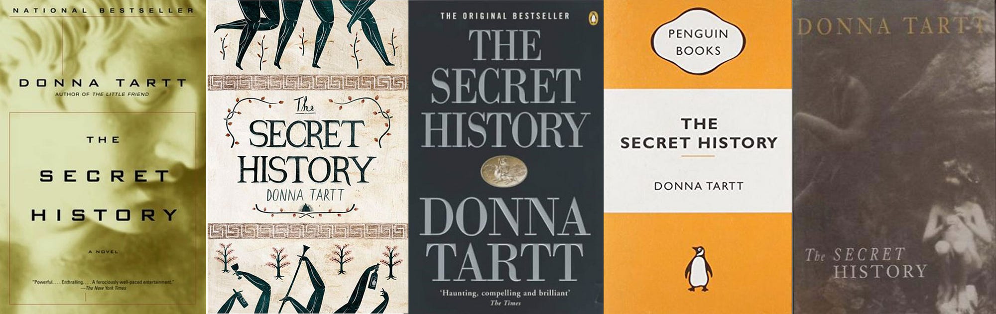 Redesigning The Secret History by Donna Tartt, by David Higdon
