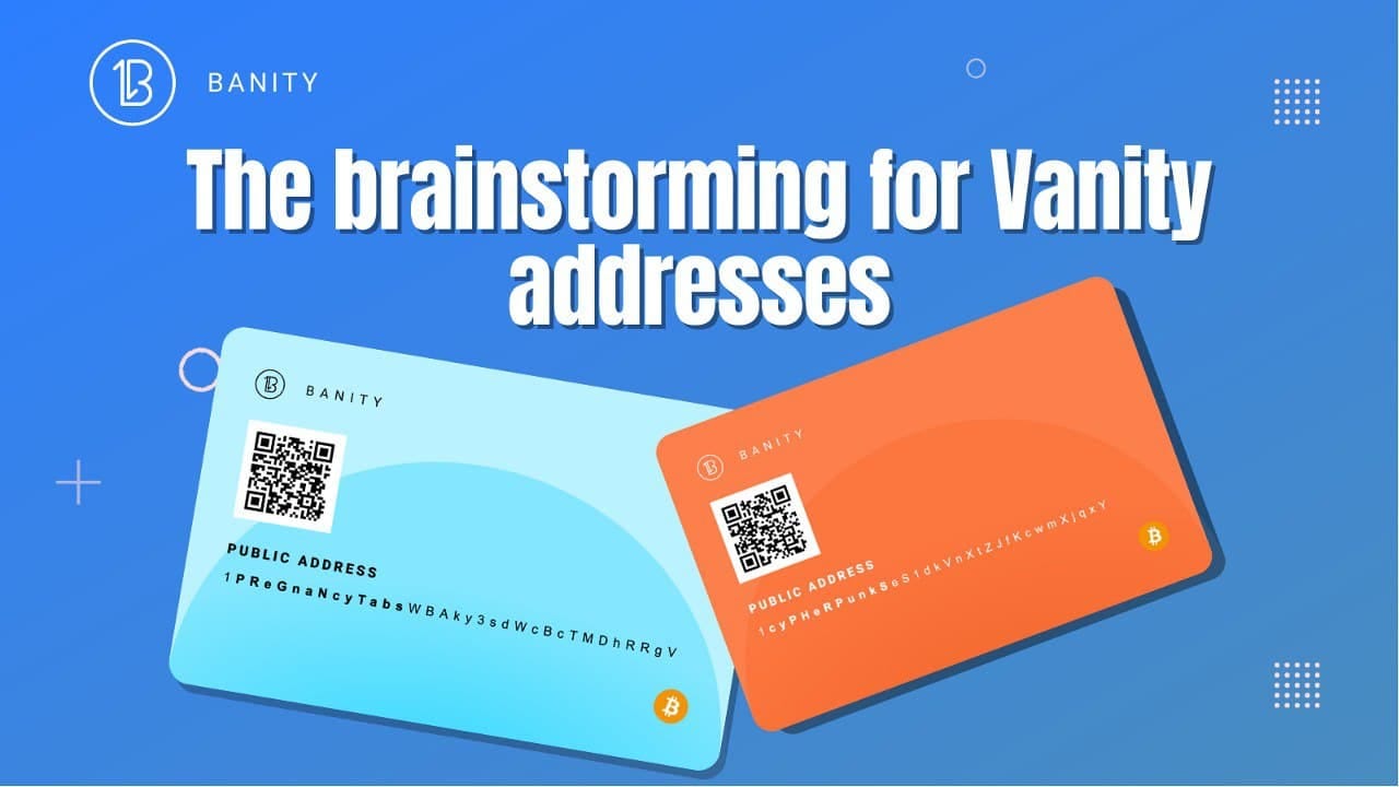 The brainstorming for Vanity addresses | by Banity | Coinmonks | Medium