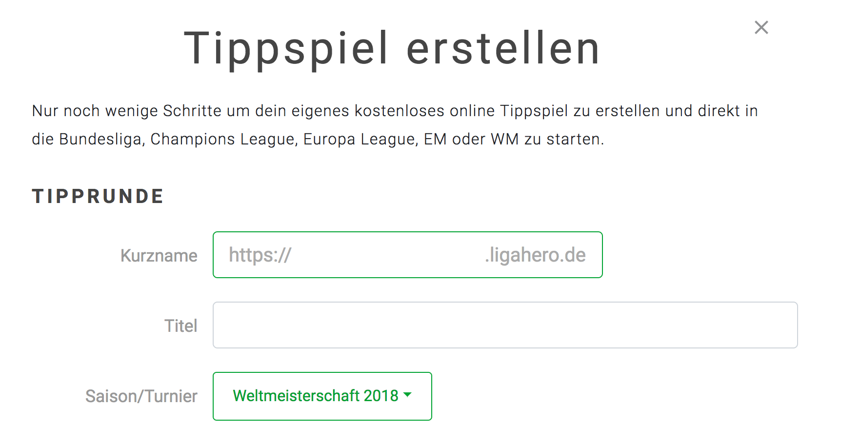 Dein eigenes kostenloses WM Tippspiel 2018 by LigaHero HALBZEIT.app Medium