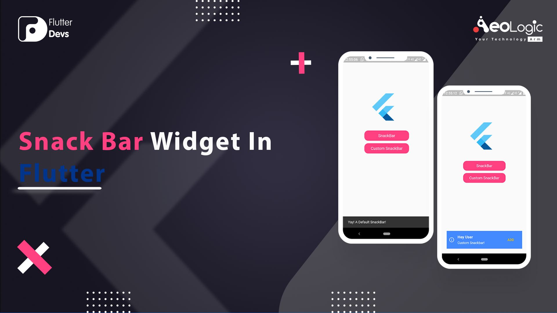 SnackBar Widget in Flutter. Learn how to create static and custom