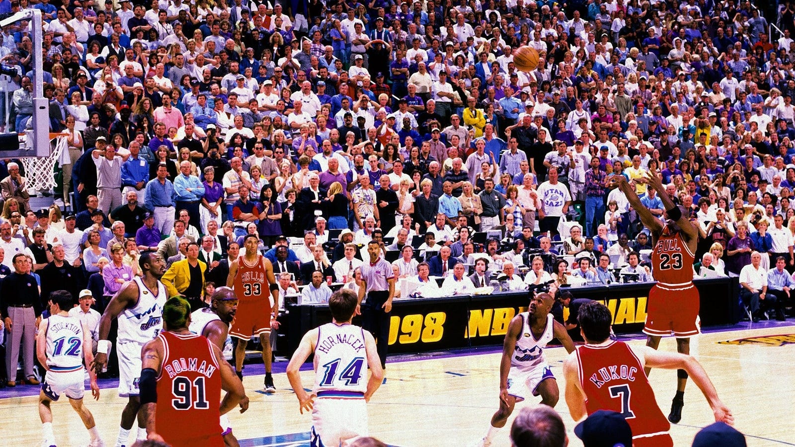 Michael Jordan The Last Dance: Awesome detail in iconic Utah Jazz 1998 photo