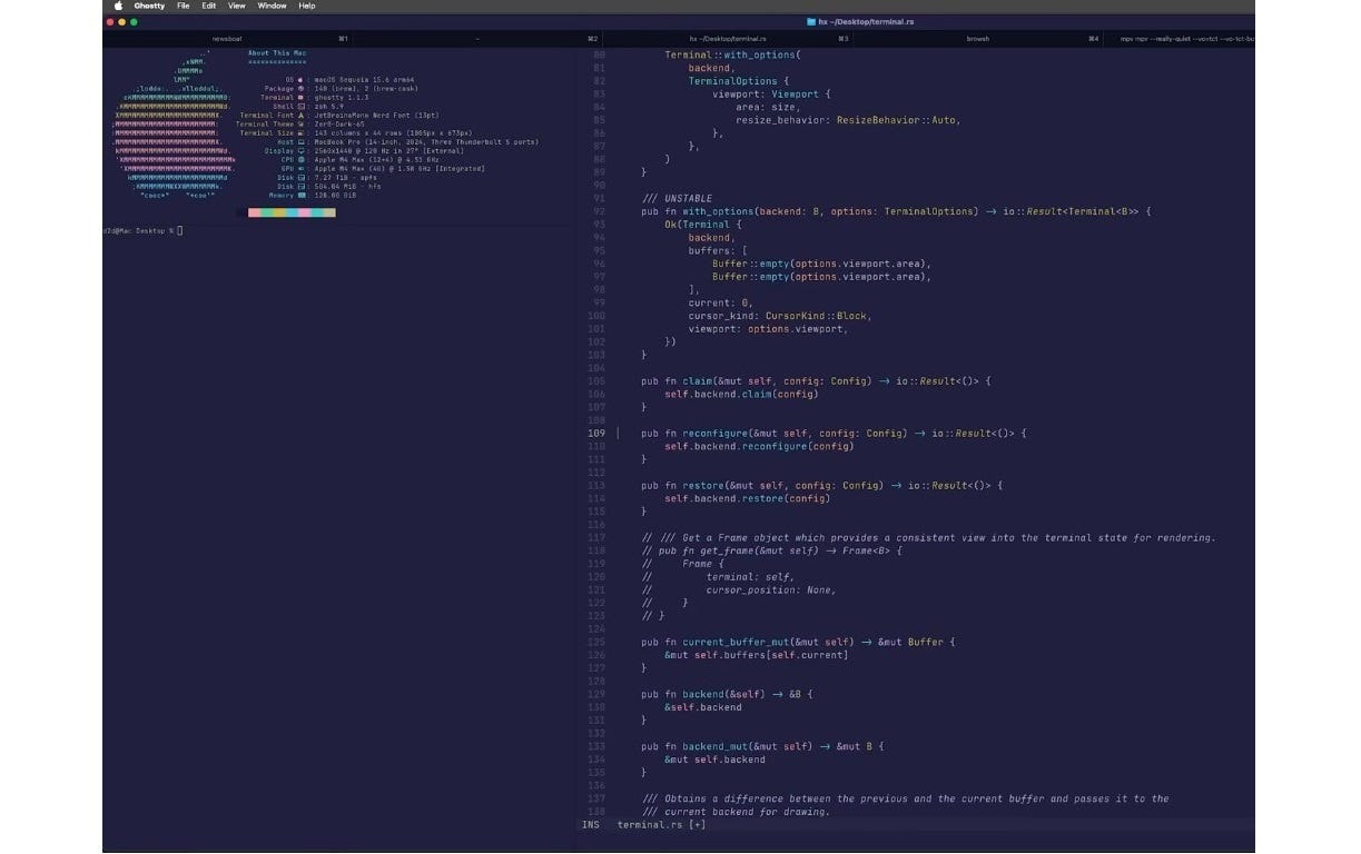 This Text-Based Mac Setup Will Drive You Crazy | by Zeeshan Saghir