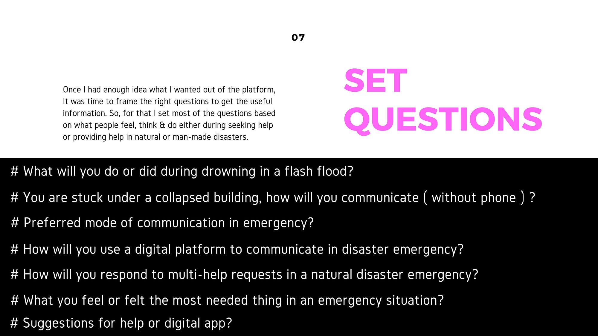 Concept App Case Study For Natural Disaster Emergency Situations | by  Charan Singh | Medium