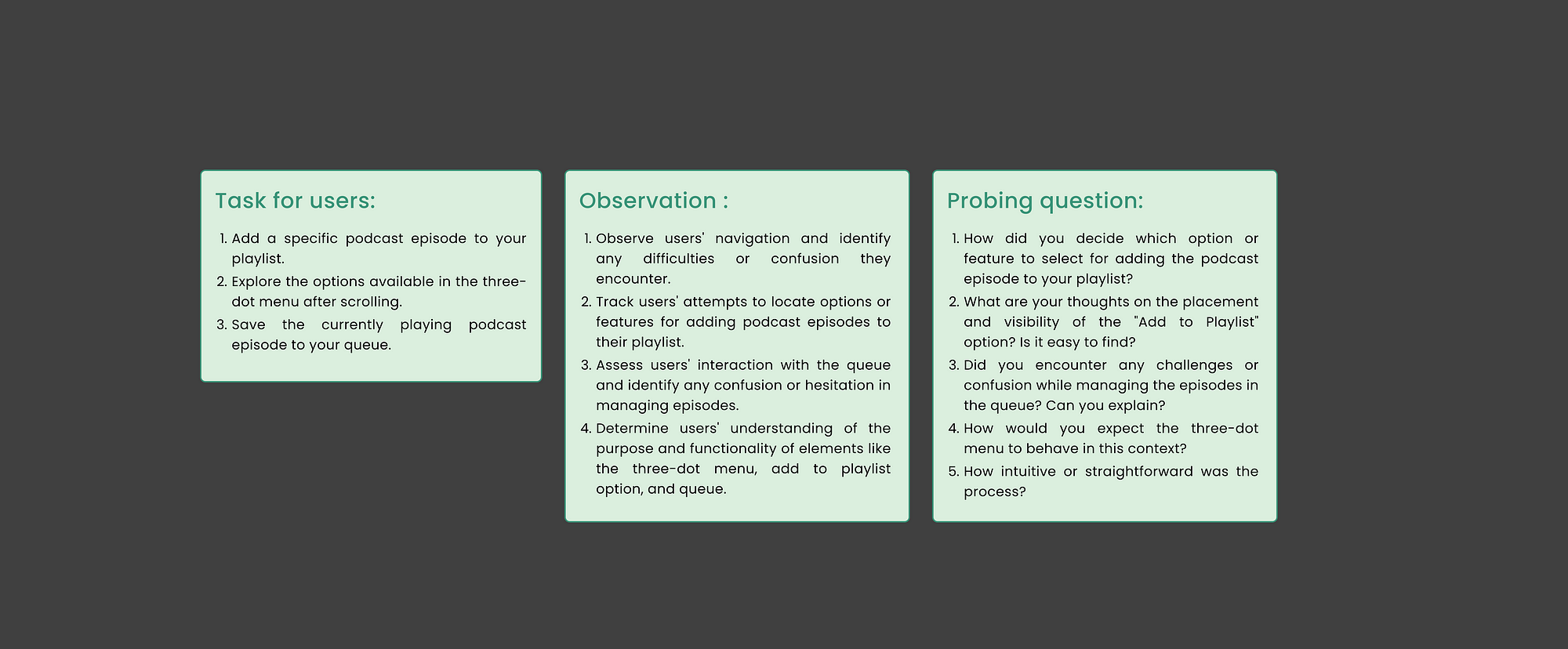 Playing episodes and managing your queue