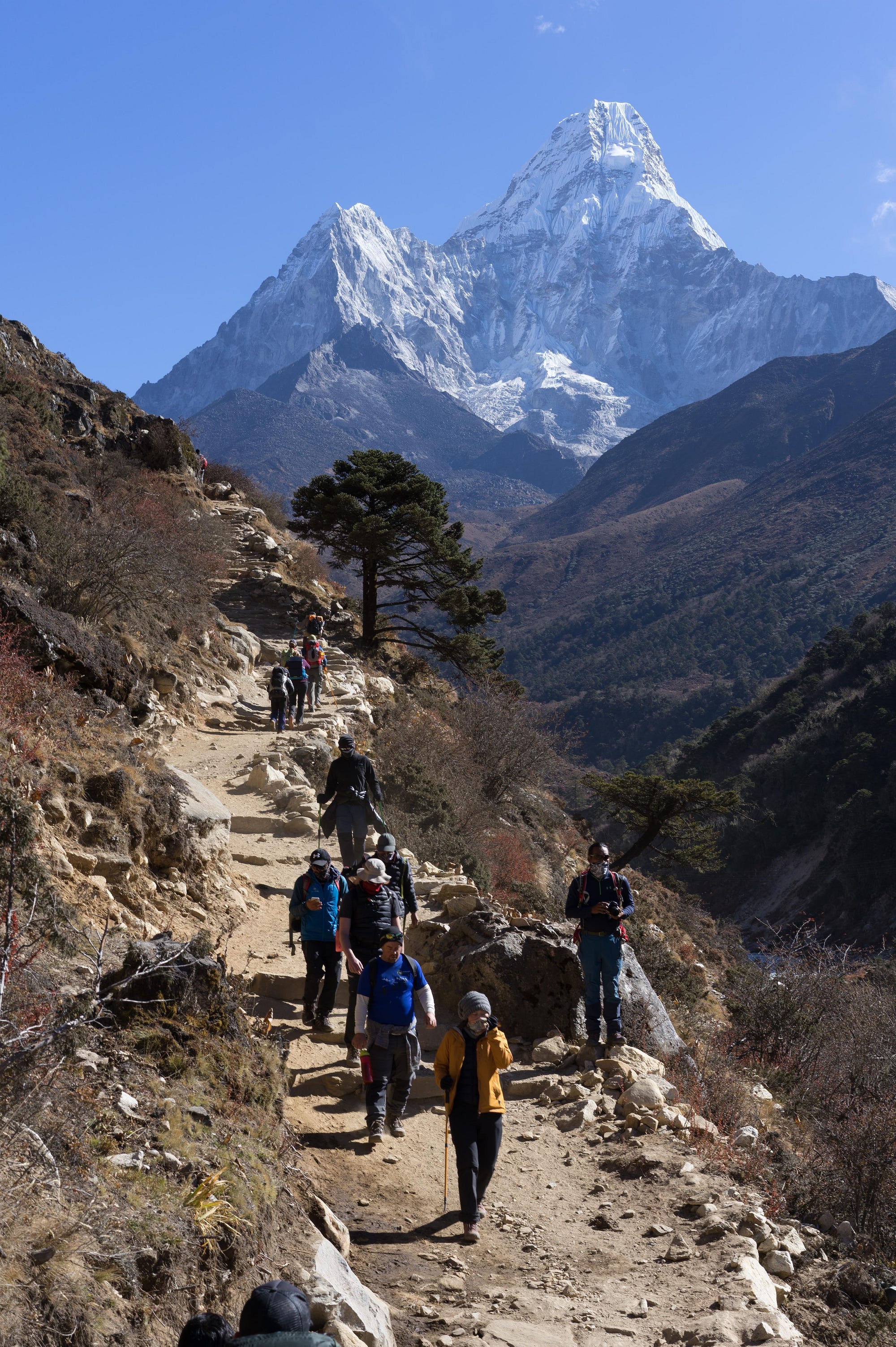 2018 EBC + 3 High Passes Day 4–6. 令人難忘的Ama Dablam Base Camp | by Ben Jiang  | A Vegan in Mountains | Medium