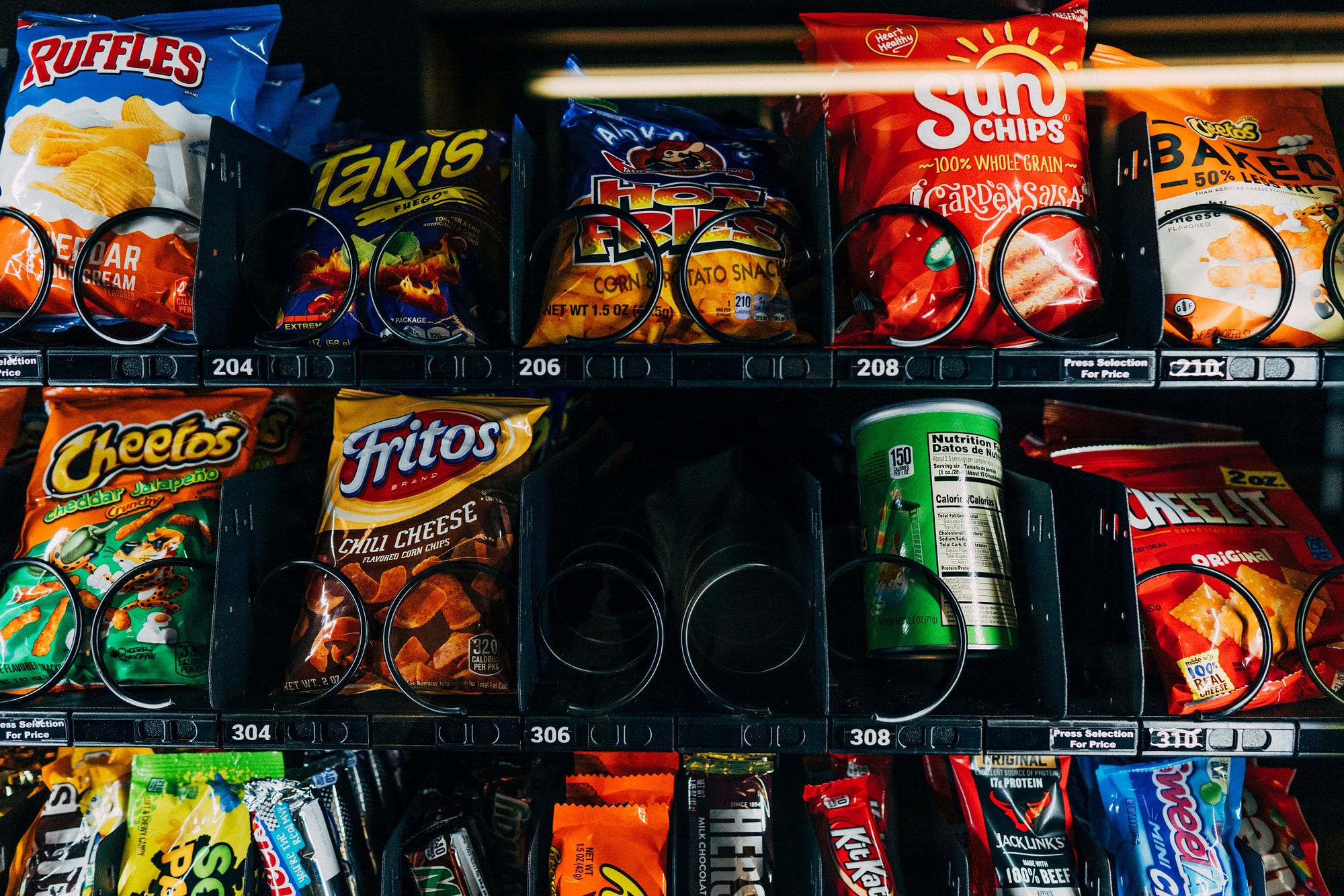 Snack Options to Sell in Your Food Vending Machines