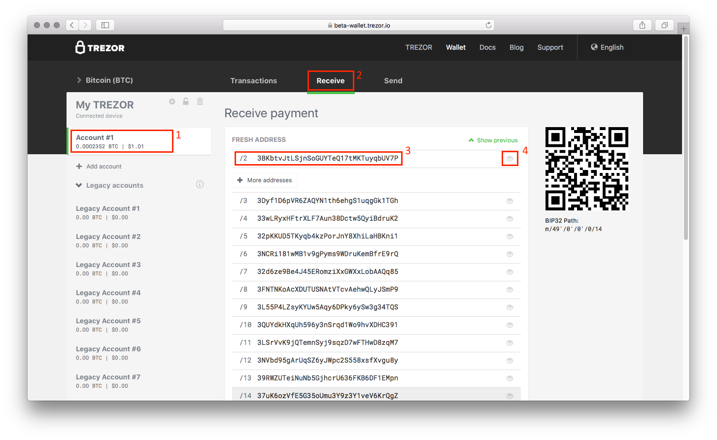 Bitcoin SegWit support in TREZOR Wallet released! | by SatoshiLabs | Trezor  Blog