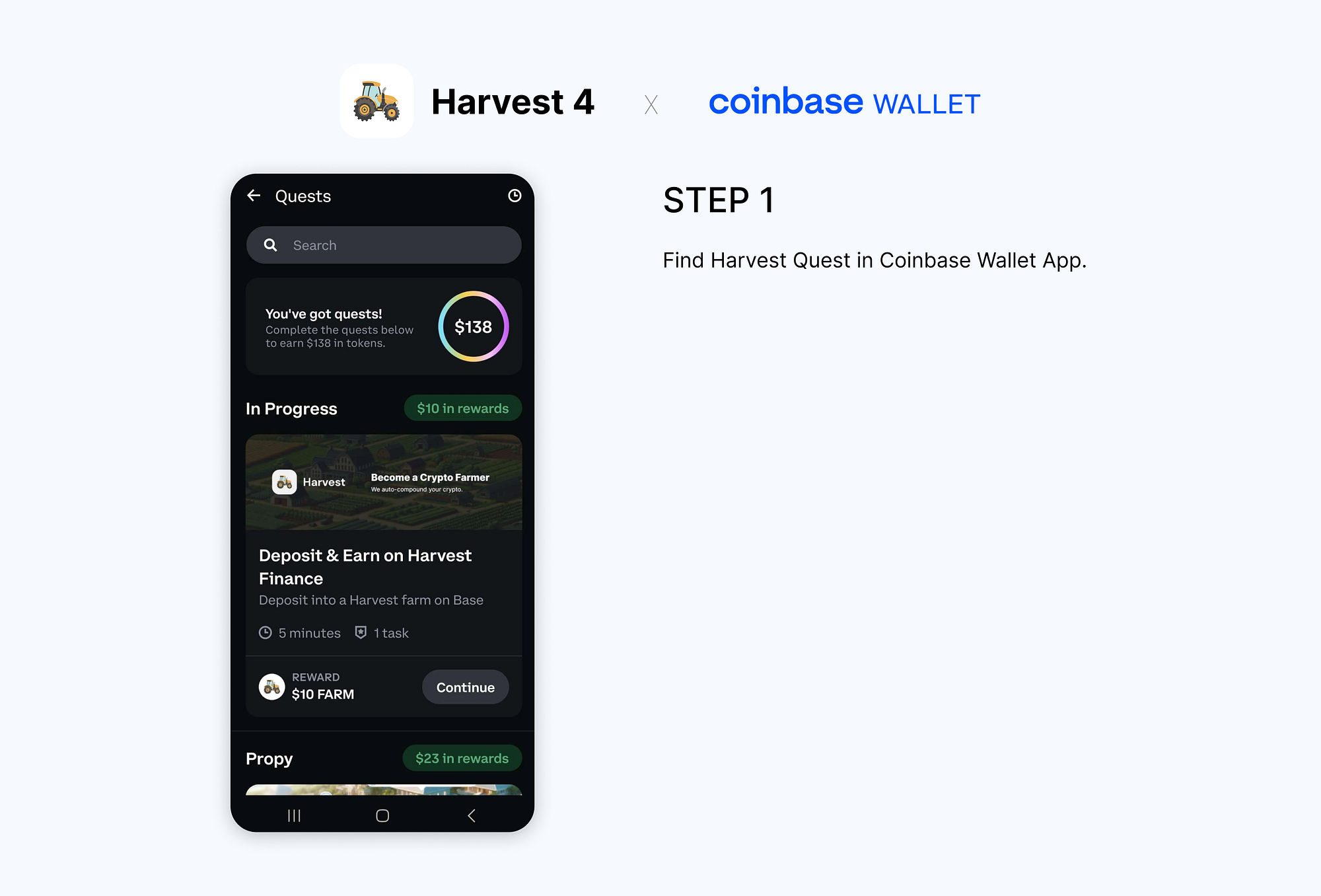 Harvest 4 is Live! — Earn $FARM with Coinbase Wallet Quest Campaign  [$300,000 Reward Pool] | by Just.Z | Harvest Finance | Medium