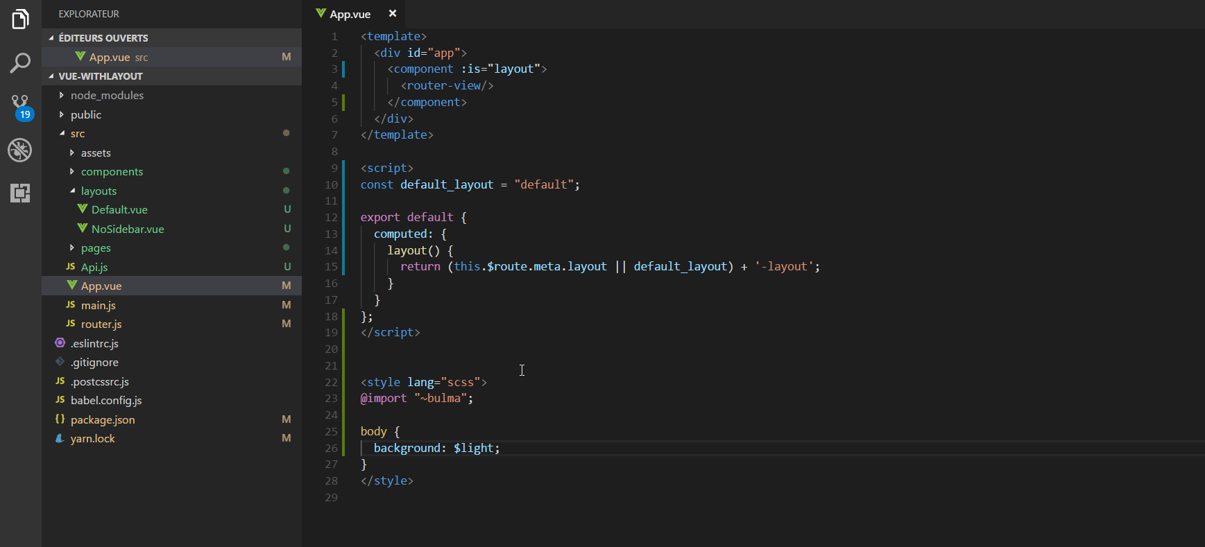 Anyway, here's how to create a multiple layout system with Vue and Vue- router | by Futari Boy - developer & indie hacker | ITNEXT