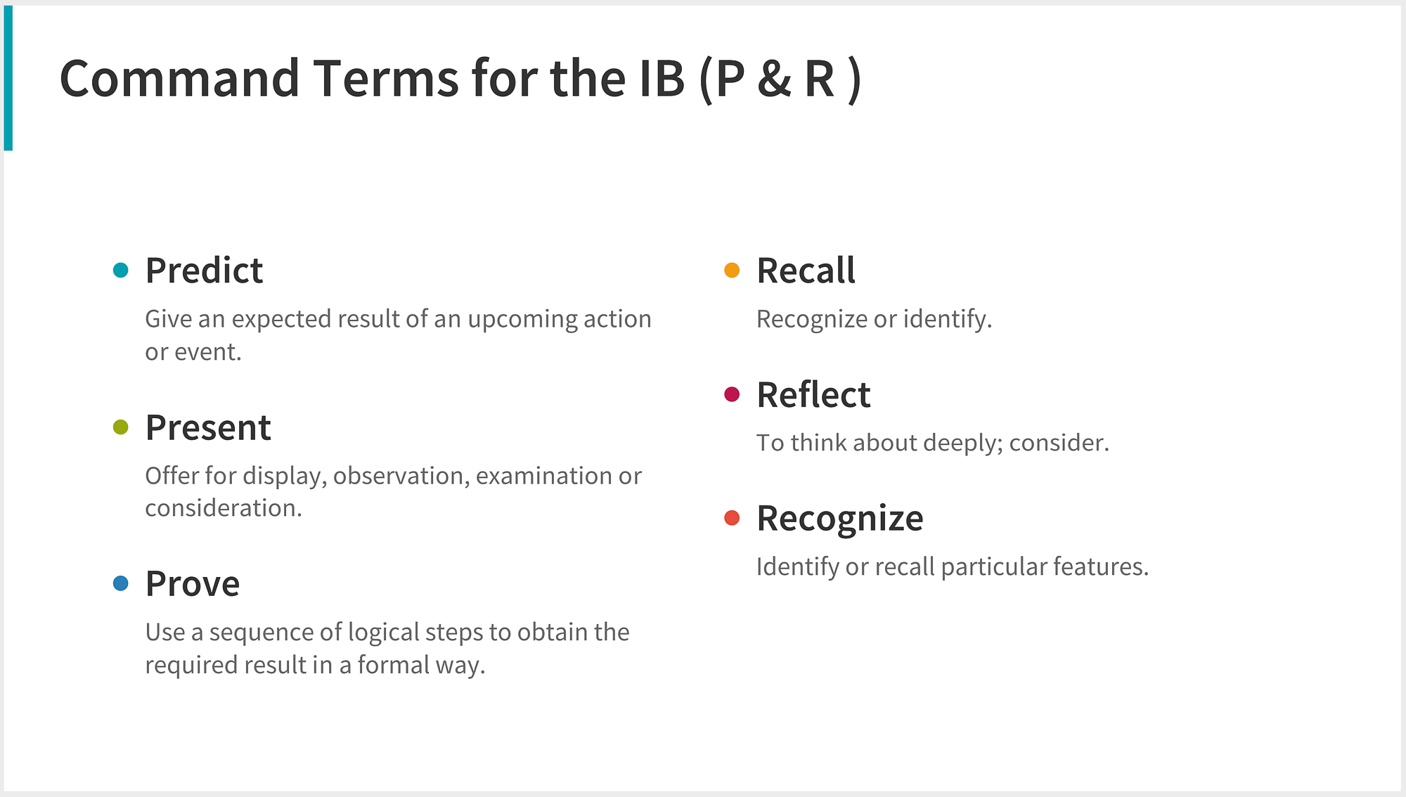 Writing Reports in the International Baccalaureate (IB) | by Tosca