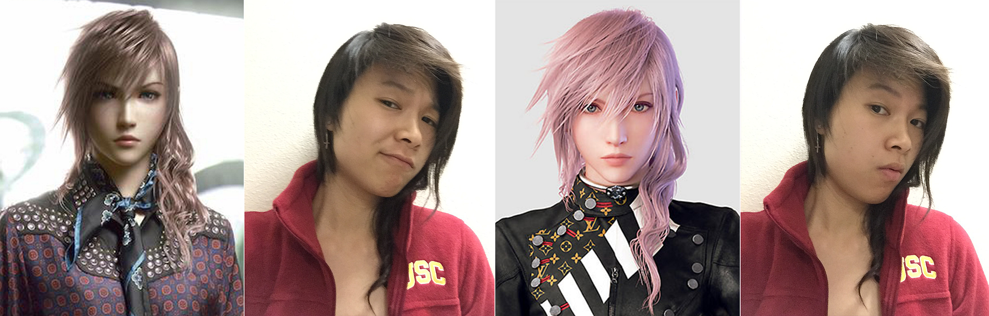 Lightning From Final Fantasy XIII Models For Louis Vuitton