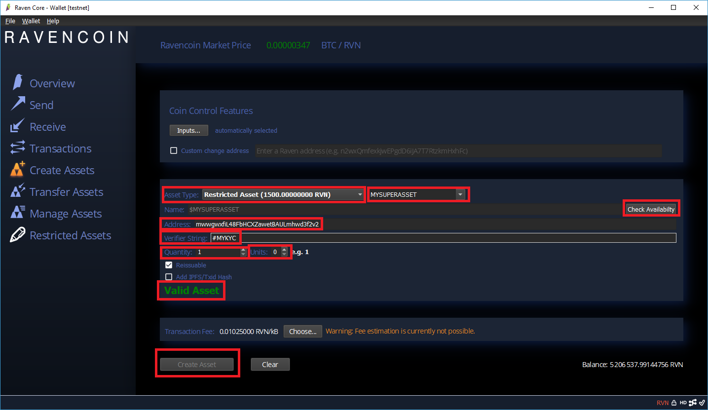 Ravencoin Tutorial — Using Restricted Assets. | by Jeroz | Medium