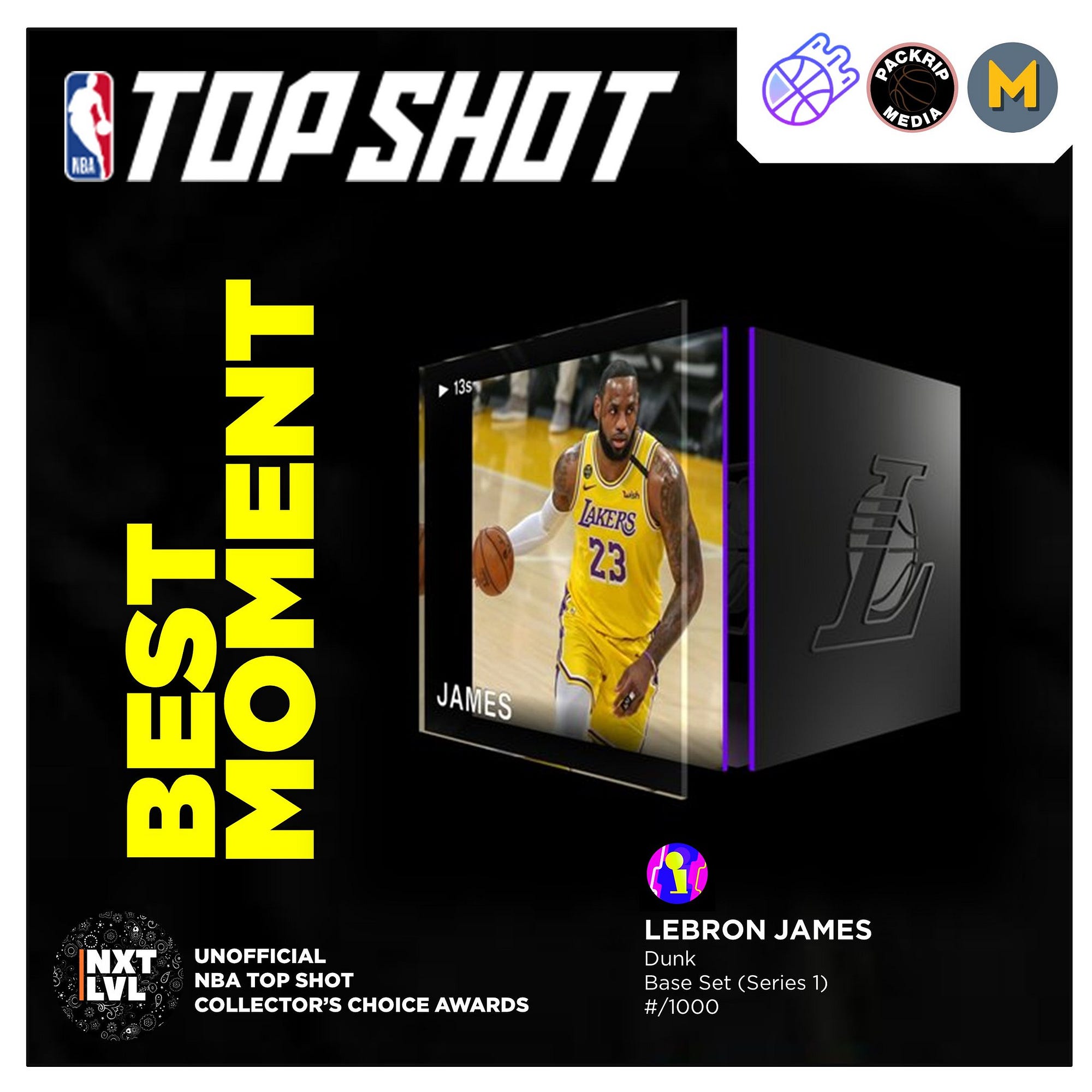 lebron nba topshot