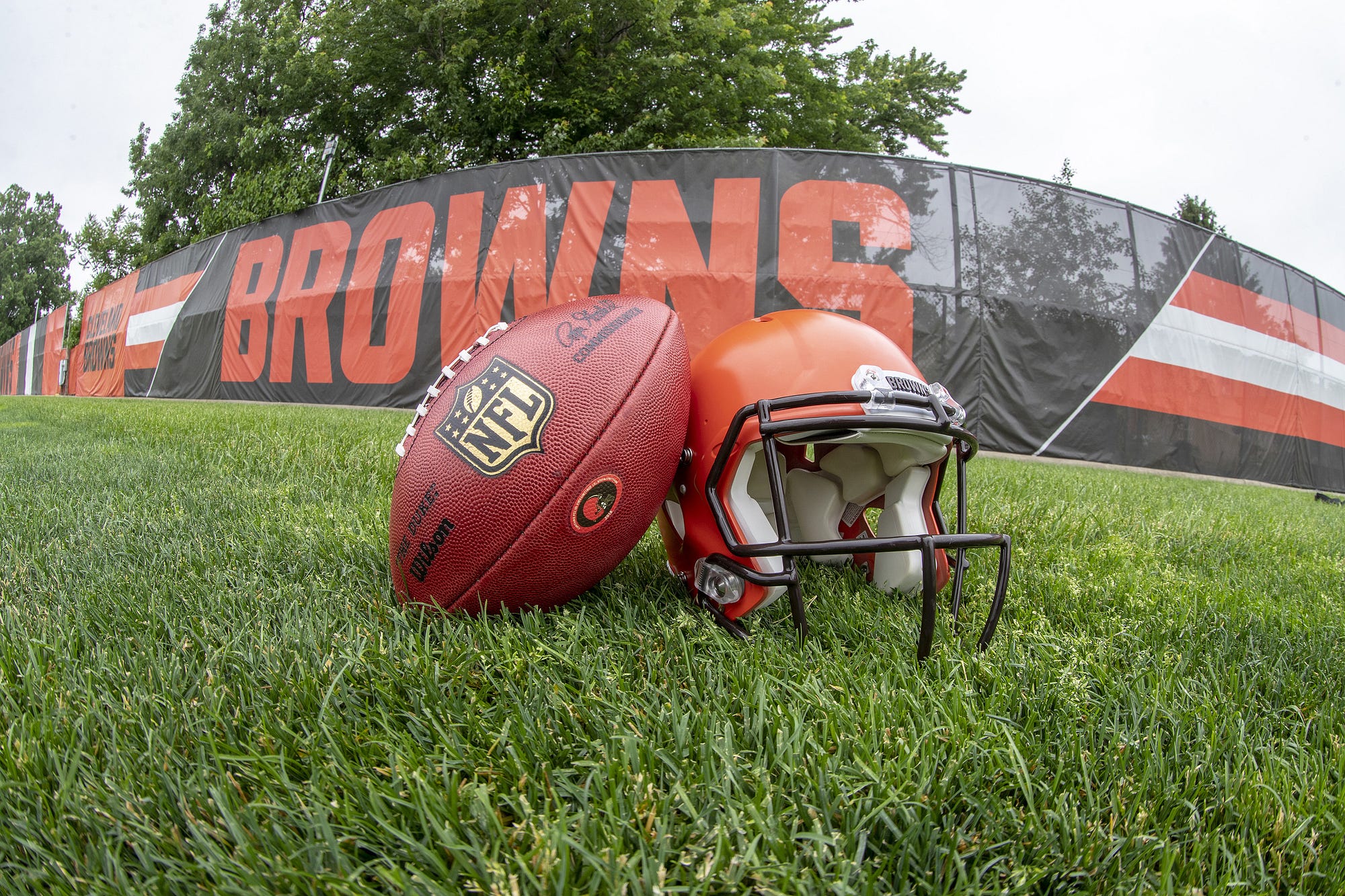 2017 Cleveland Browns Training Camp Editorial Image - Image of