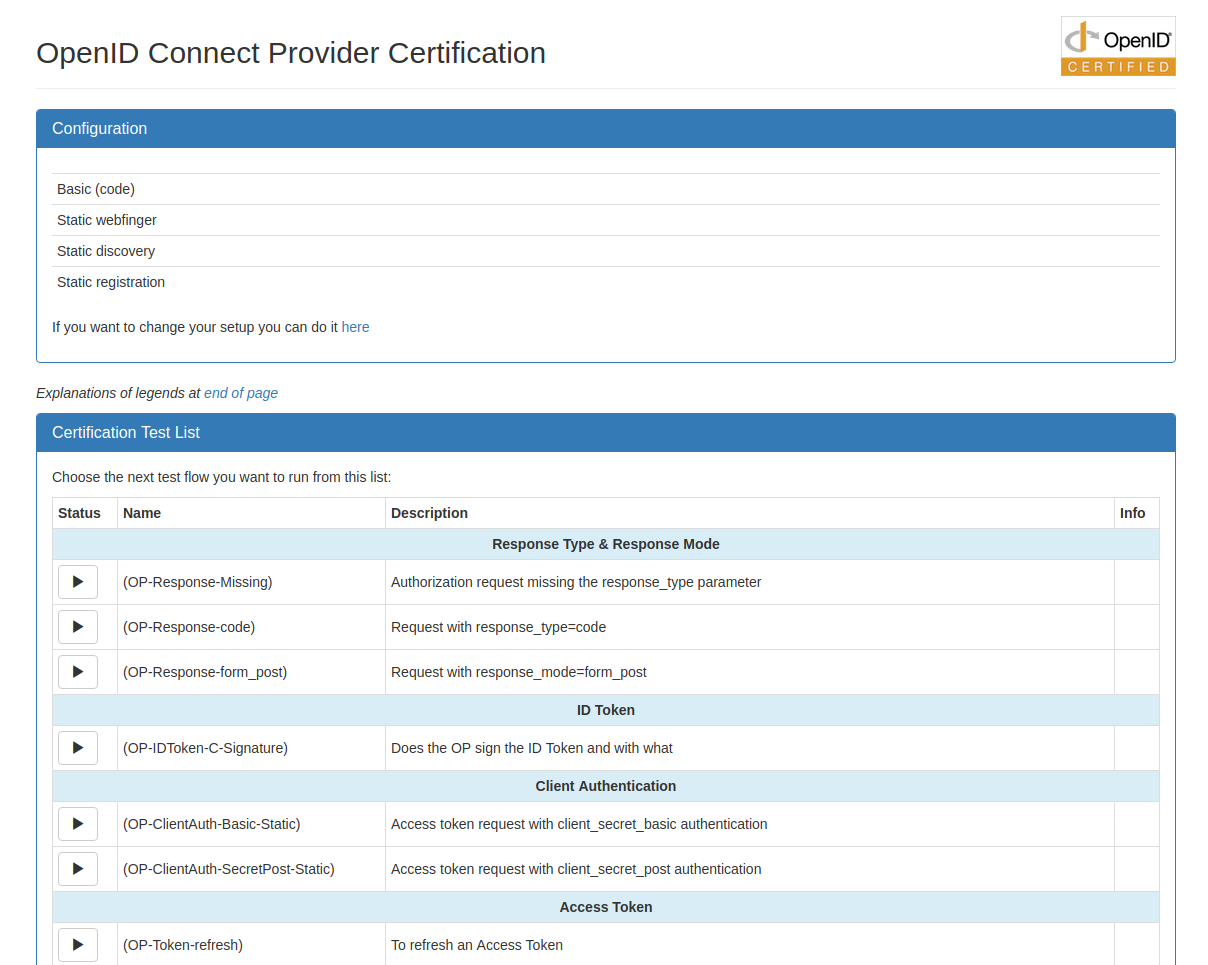 Certification - OpenID Foundation