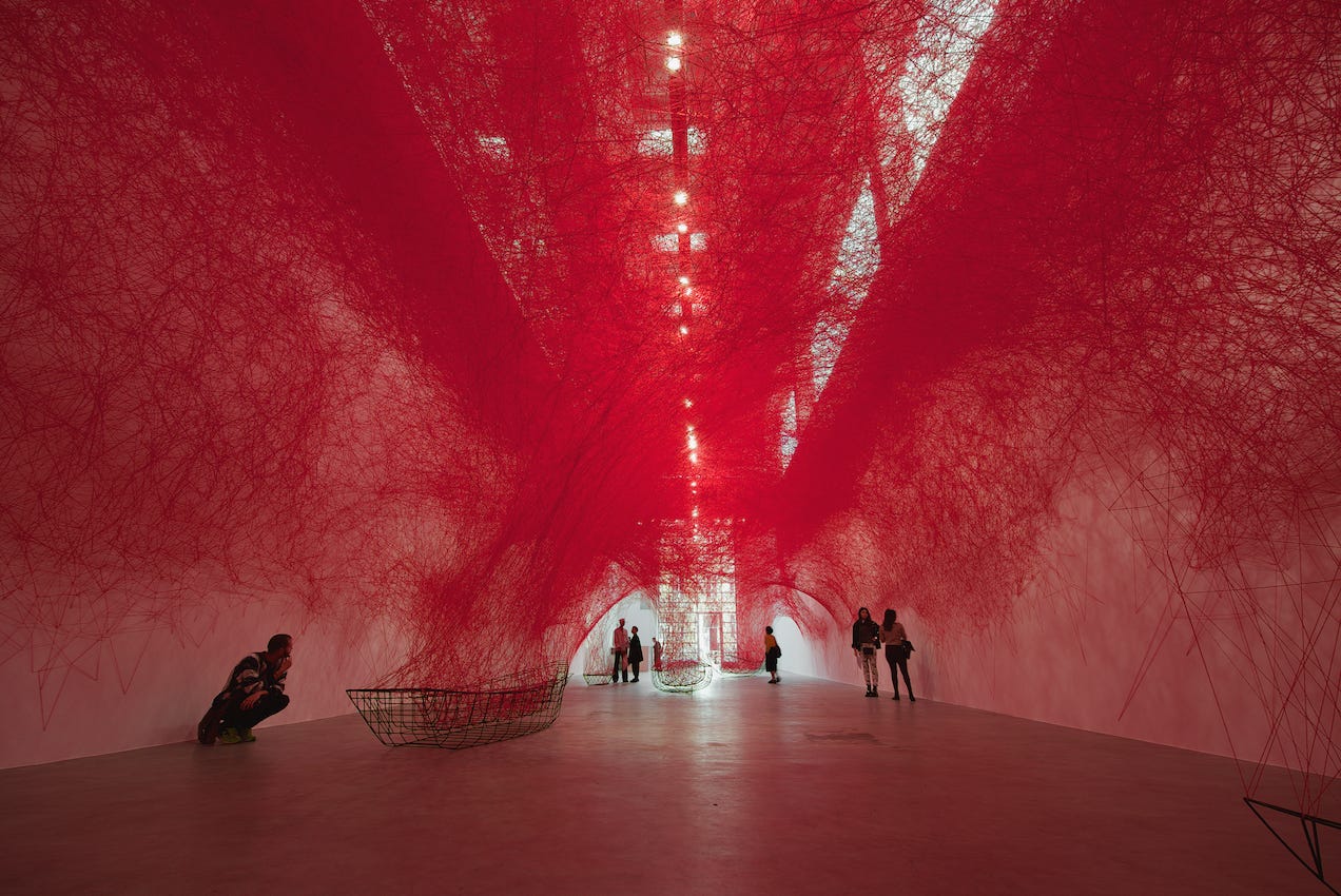 Getting Caught Up in the Work of Japanese Artist Chiharu Shiota