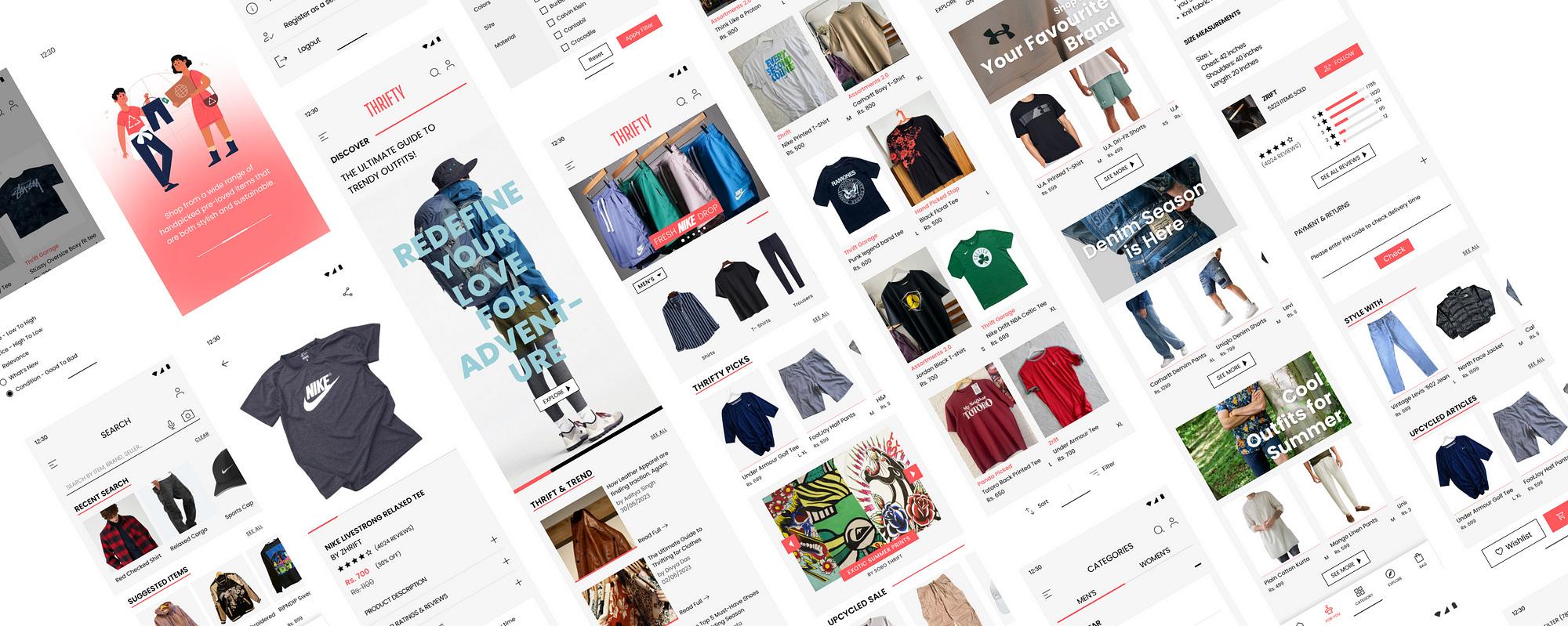 Case Study Designing a Thrift App from Scratch to Finish by