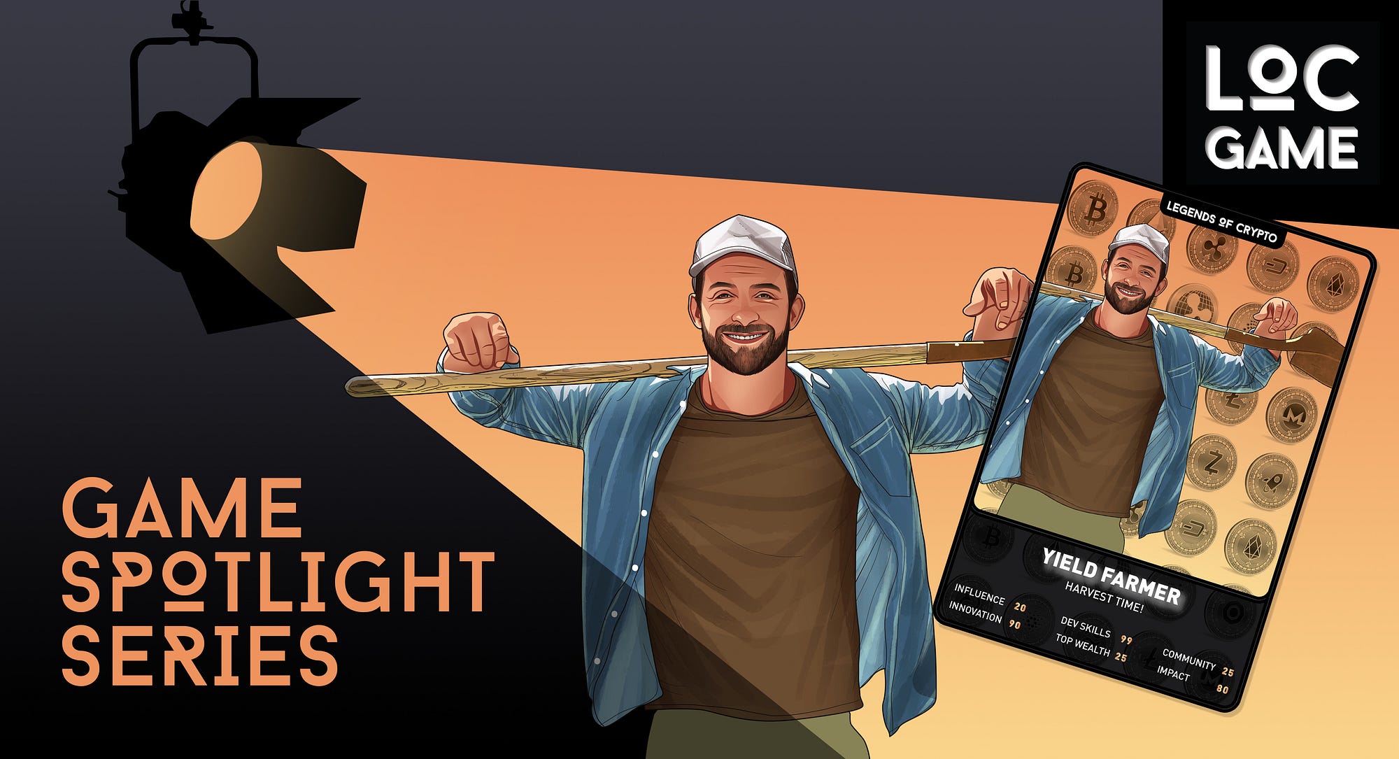 LOCGame Spotlight Series: The Yield Farmer | by LOCGame - LegendsOfCrypto |  LOCGame | Medium