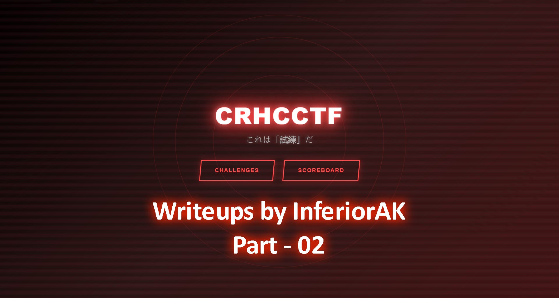 CRHC CTF 2025 Writeups Part-2 | InferiorAK | by InferiorAK | OSINT Team