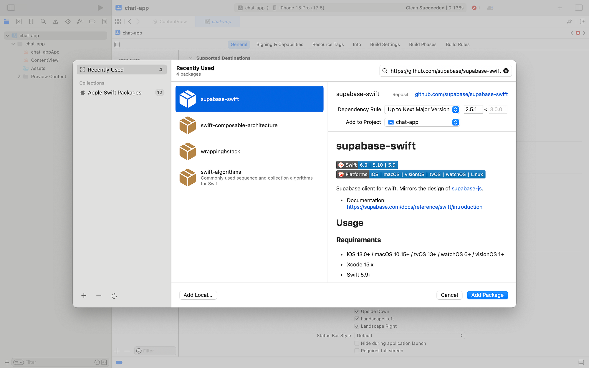 Building Chat App with Supabase &amp; SwiftUI in Under 100 Lines of 