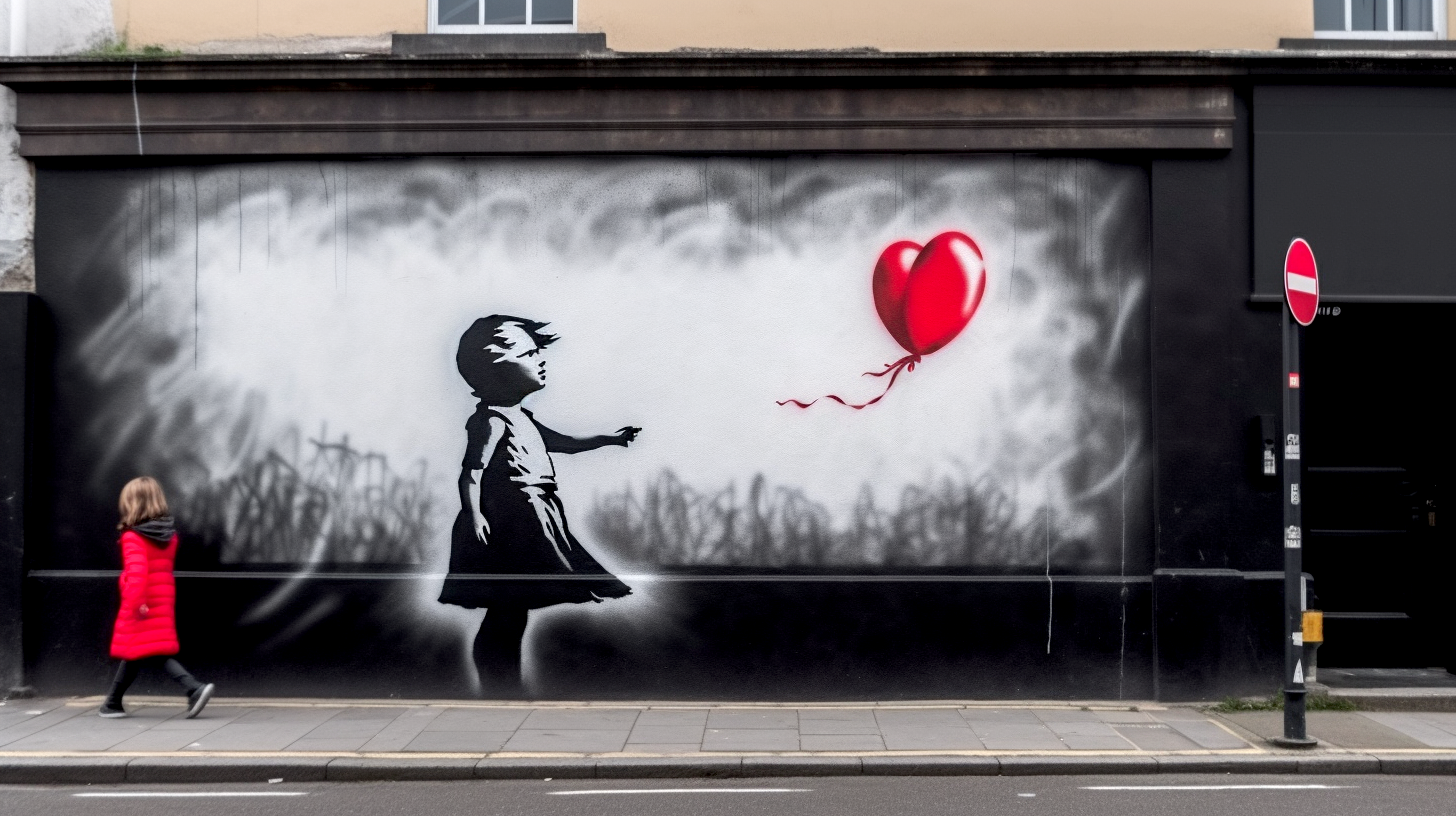 Banksy, the anonymous artist using social media as a personal art gallery