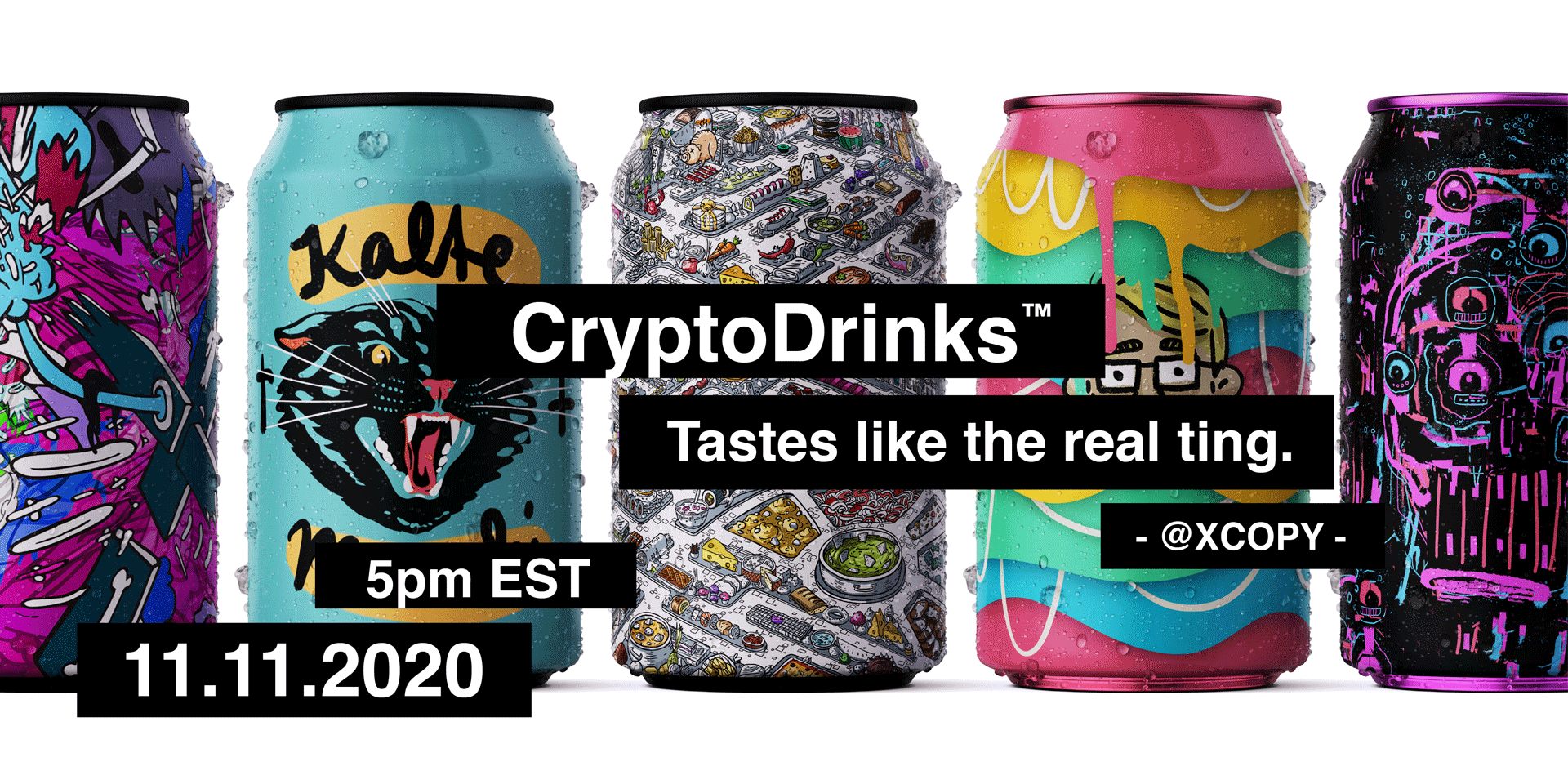 CryptoDrinks™. Tastes like the real ting. — (@)XCOPY… | by XIBOT | Medium
