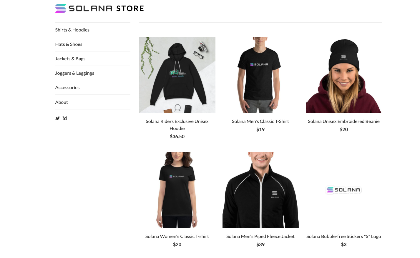 The Decentralized Solana DShop Swag Store, Powered by Origin Protocol, is  Now Live | by Austin Virts | Solana | Medium