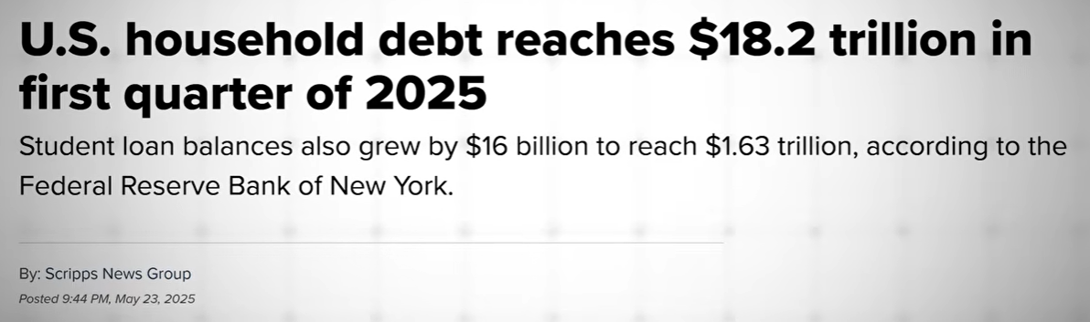 WARNING: The Consumer Debt Bubble Is About to Burst | by Dominalt |  DEDICATED CRYPTO | Jun, 2025 | Medium