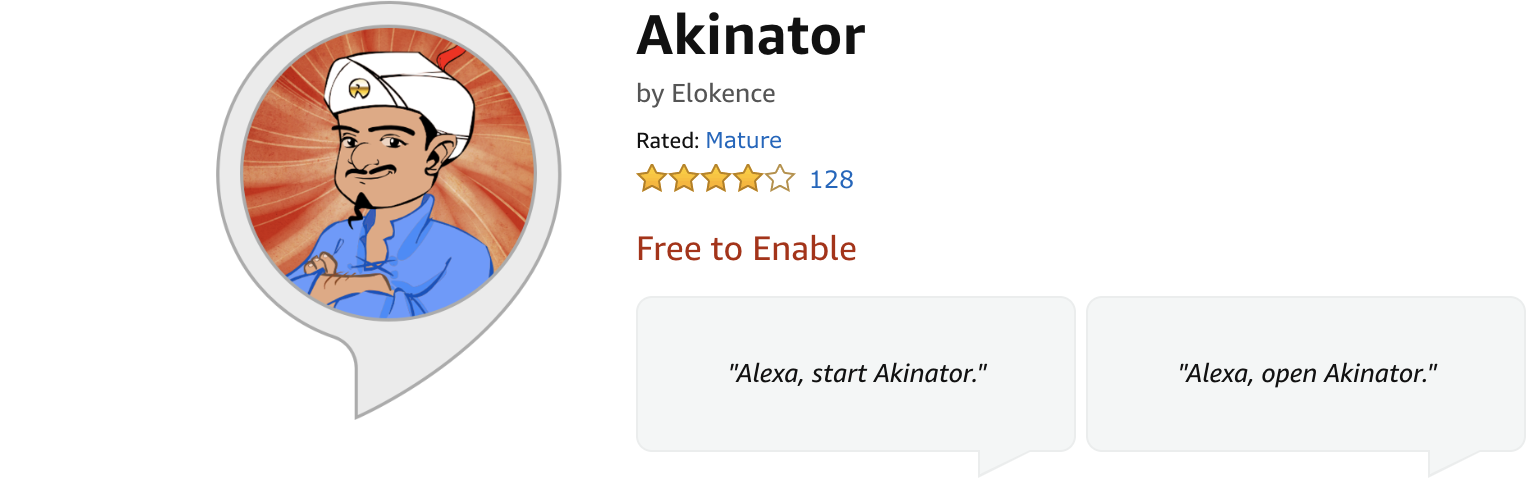 Review: Akinator. Akinator is an astounding product… | by Florian Hollandt  | #VoiceFirst Games | Medium