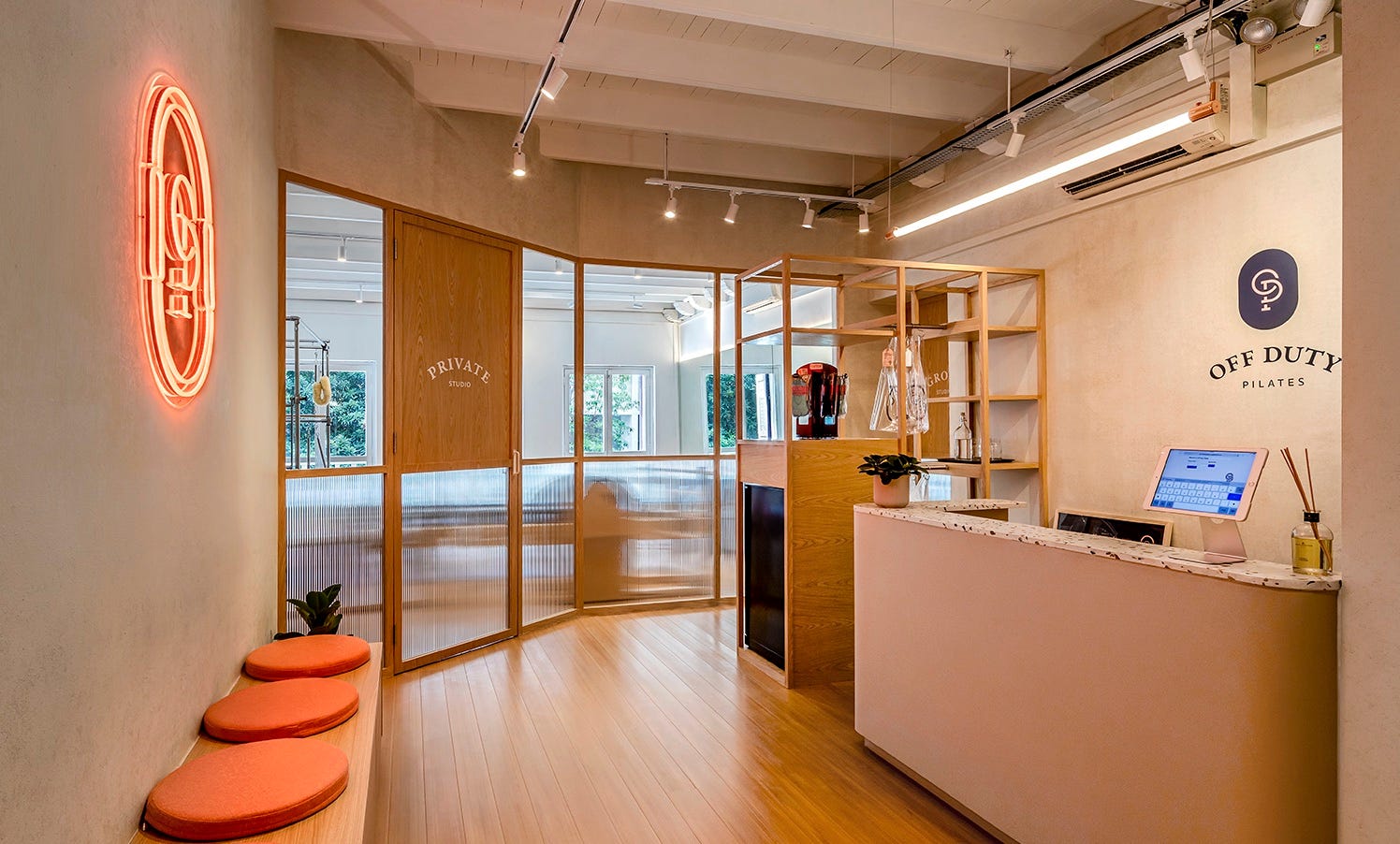 Off Duty Pilates Studio Shan Wong Interior Design
